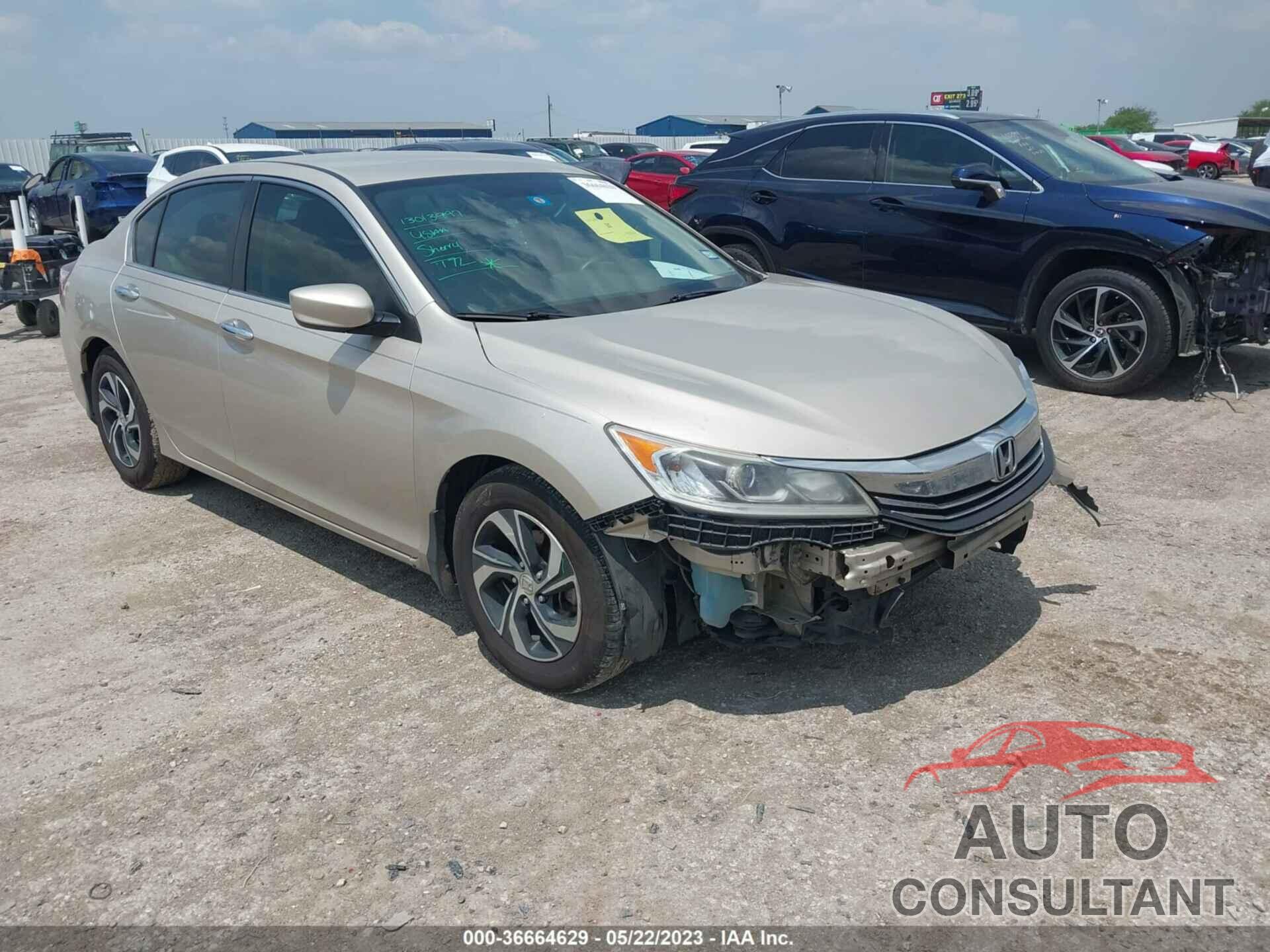 HONDA ACCORD SEDAN 2016 - 1HGCR2F3XGA054167