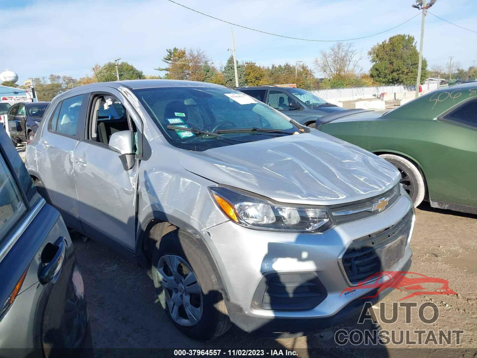 CHEVROLET TRAX 2017 - KL7CJKSB8HB169944