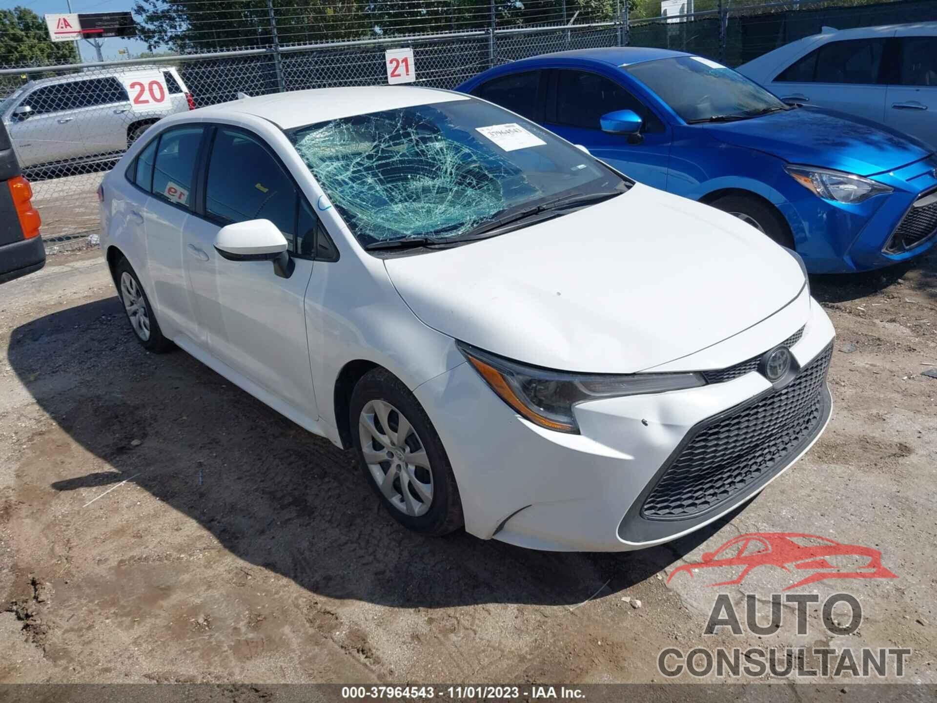 TOYOTA COROLLA 2021 - 5YFEPMAE9MP164572