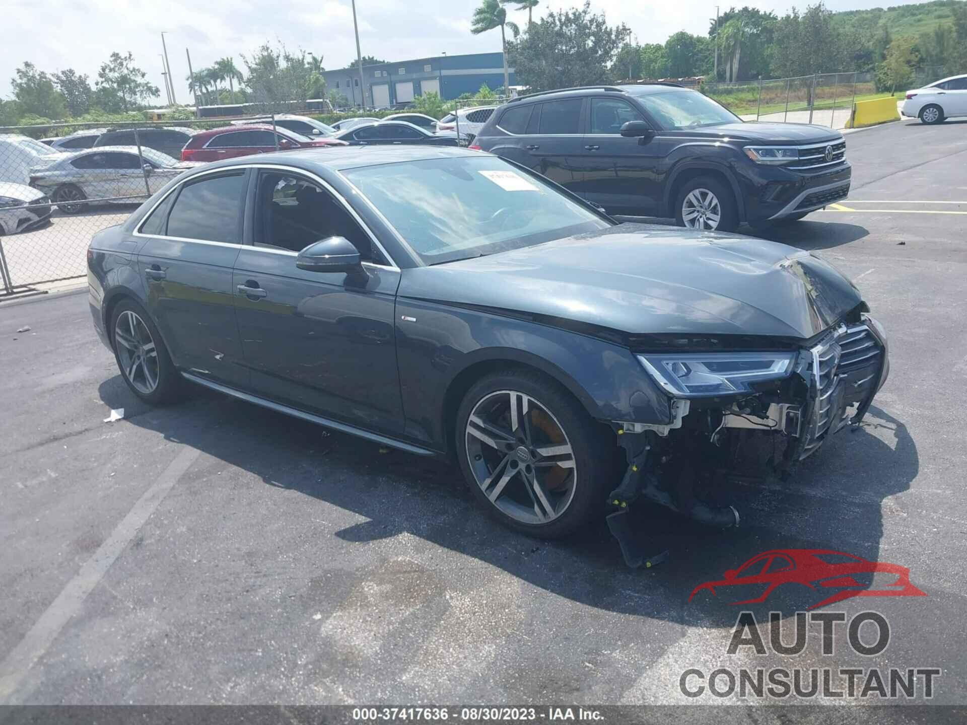 AUDI A4 2018 - WAULMAF44JN020030