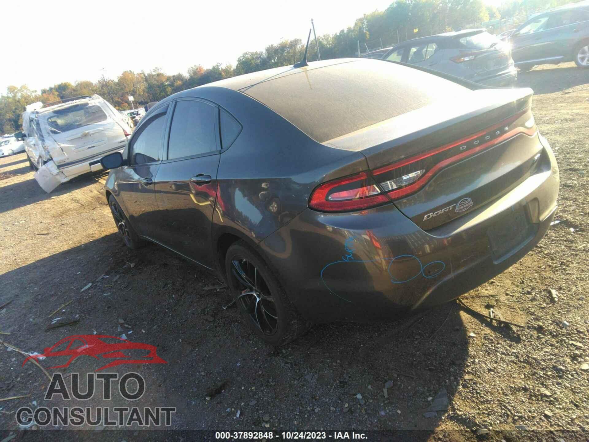 DODGE DART 2016 - 1C3CDFBB2GD564033