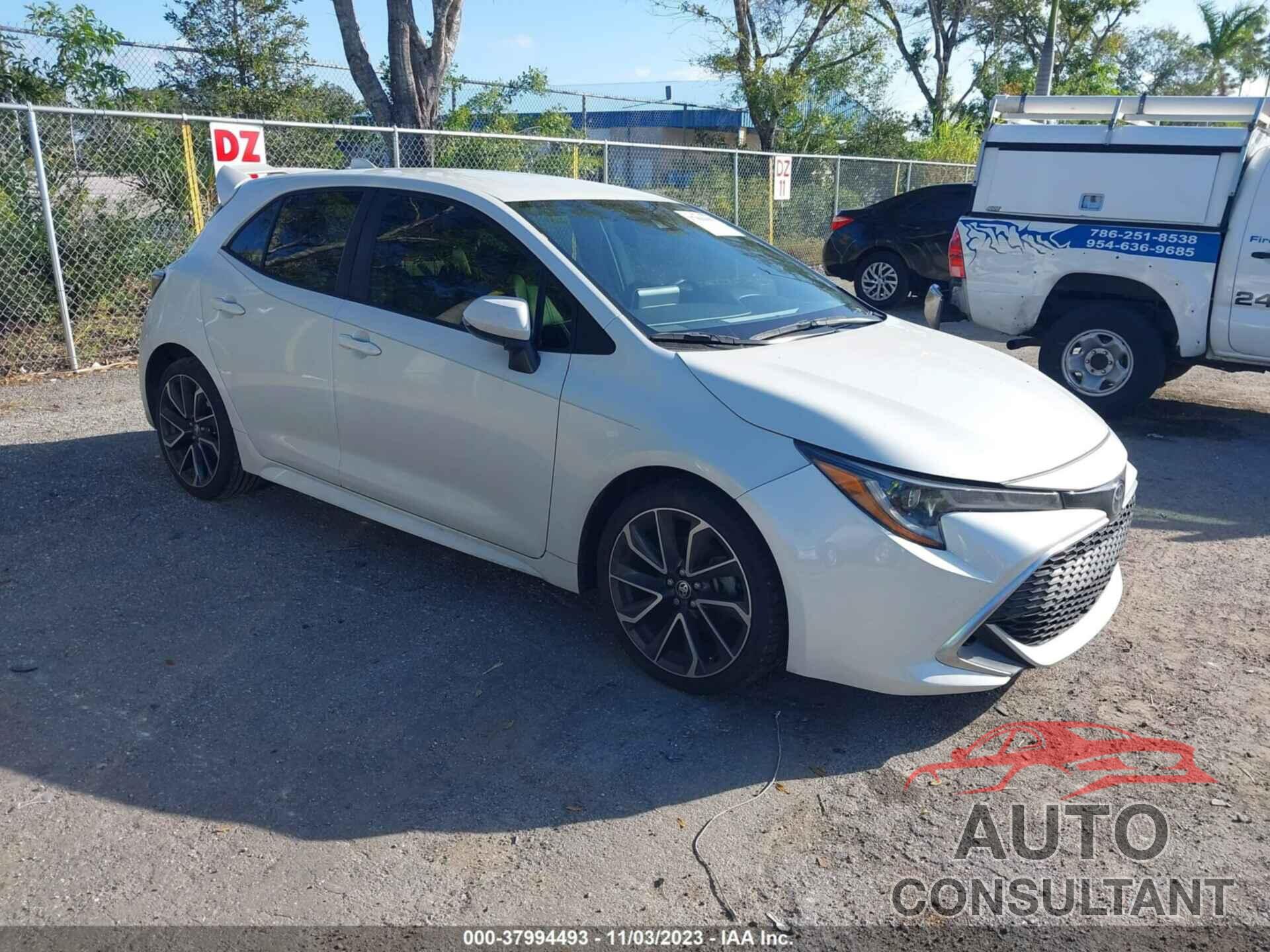 TOYOTA COROLLA 2019 - JTNK4RBE8K3037708