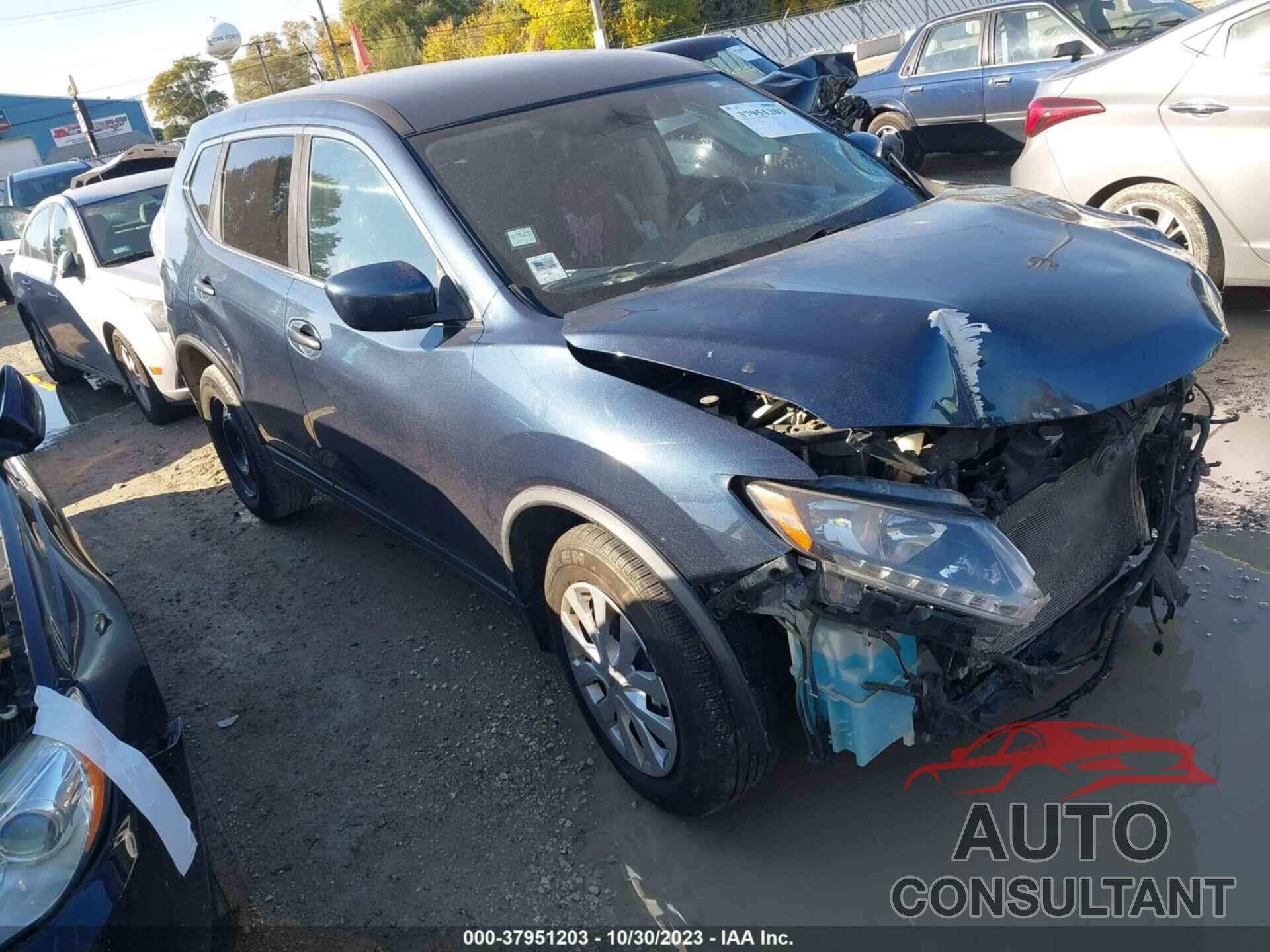 NISSAN ROGUE 2016 - KNMAT2MT4GP626194