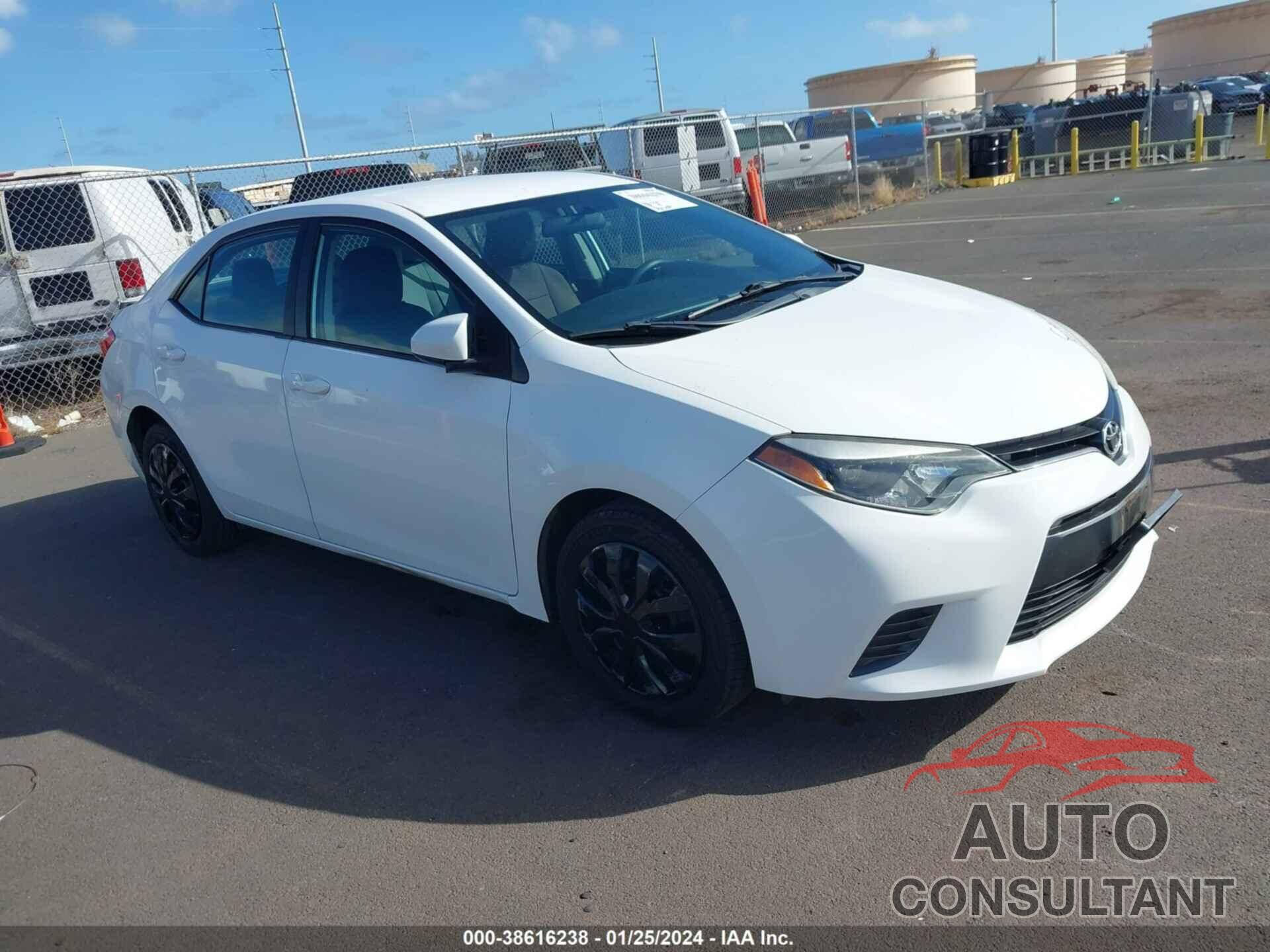 TOYOTA COROLLA 2016 - 5YFBURHE6GP405488