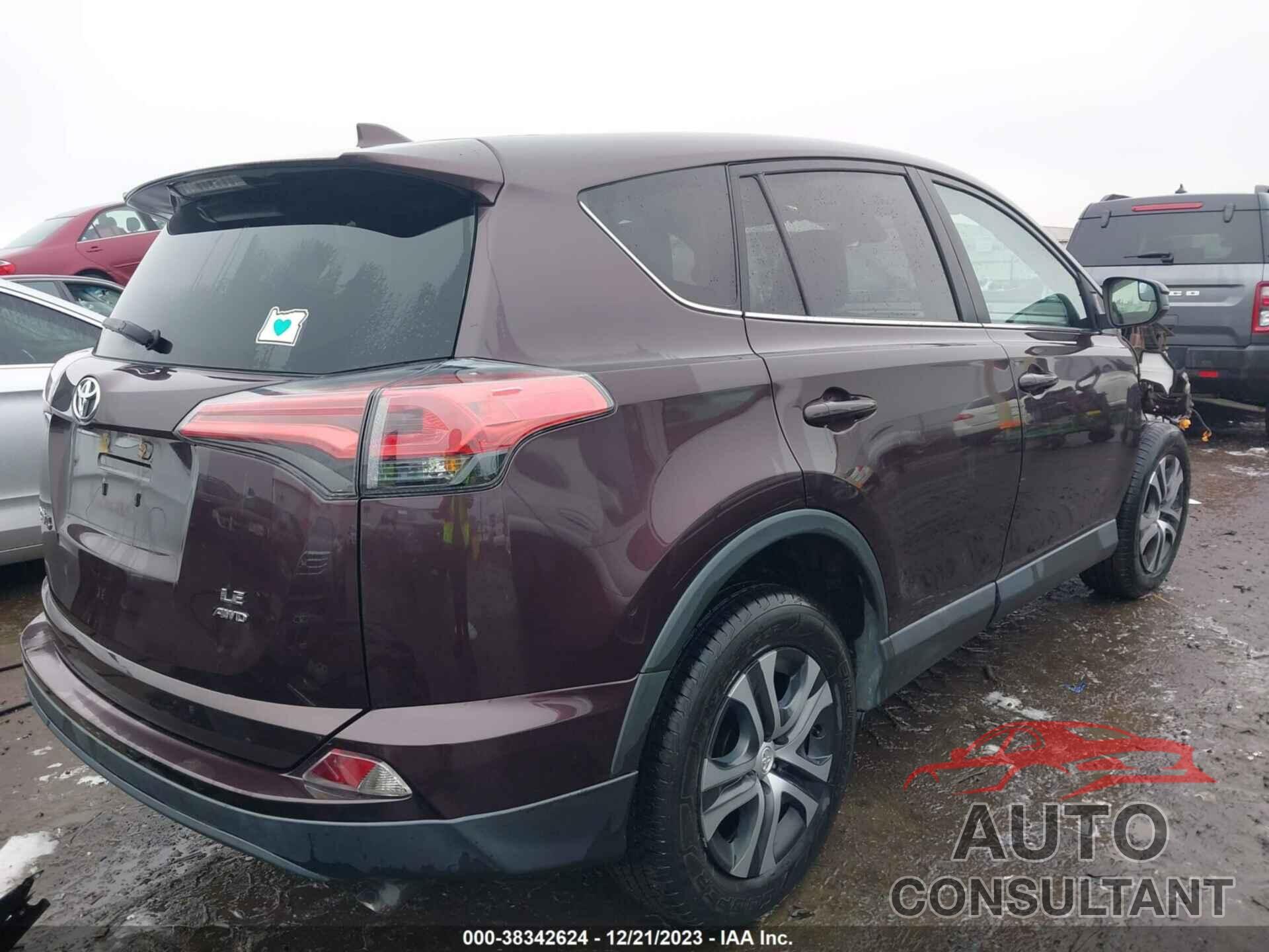 TOYOTA RAV4 2018 - 2T3BFREVXJW822303