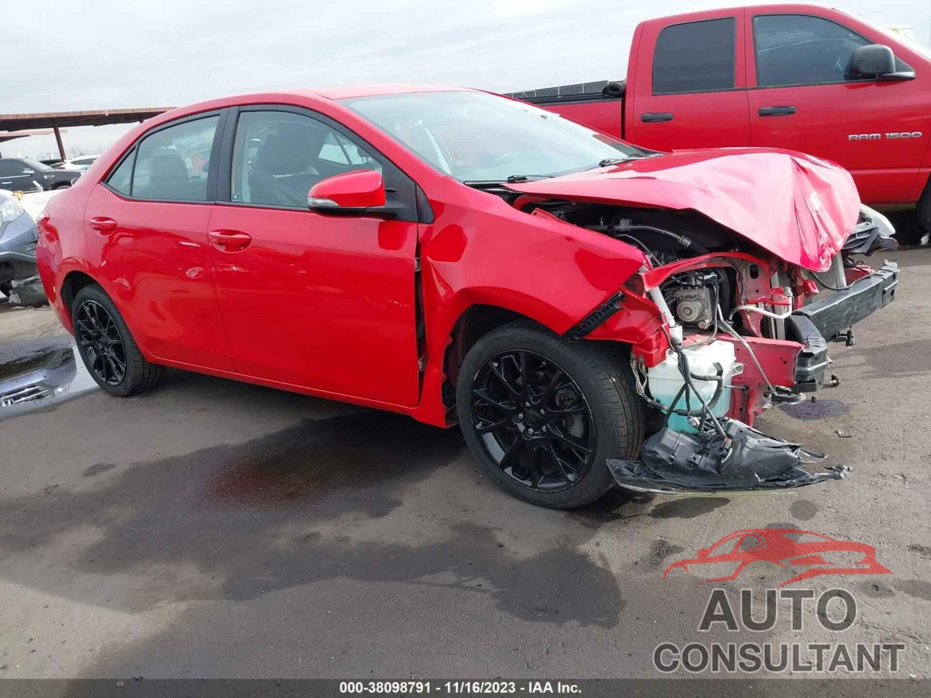 TOYOTA COROLLA 2016 - 2T1BURHE8GC567266