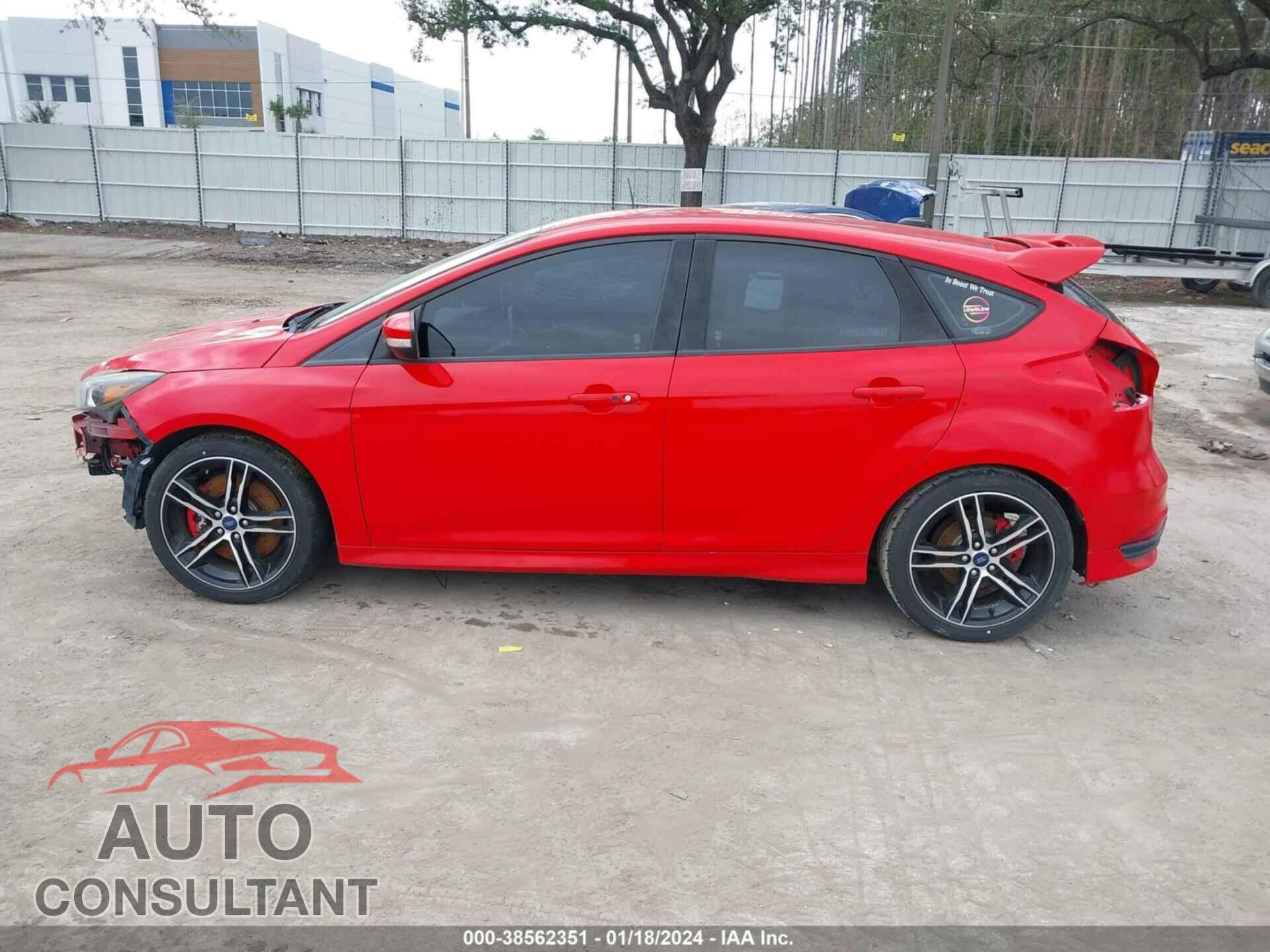 FORD FOCUS ST 2017 - 1FADP3L92HL262157
