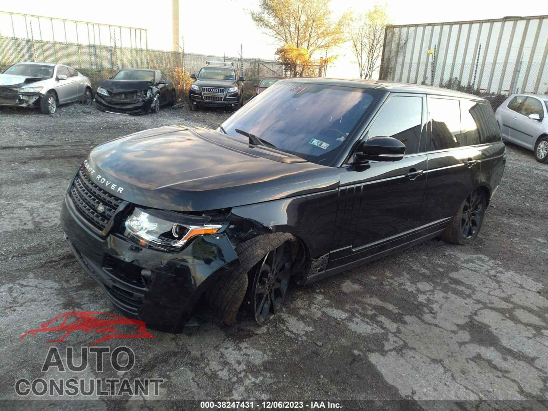 LAND ROVER RANGE ROVER 2016 - SALGS2PFXGA311320