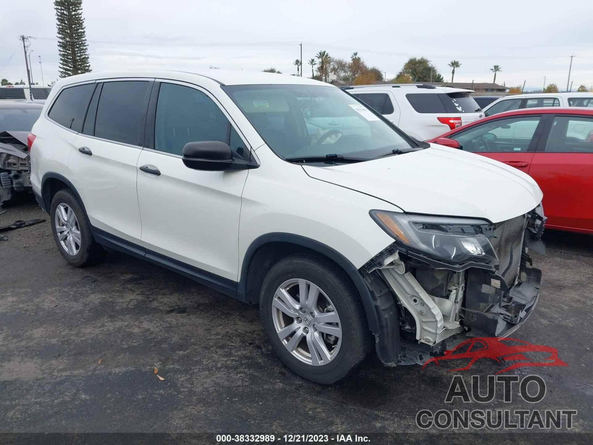 HONDA PILOT 2016 - 5FNYF6H13GB109307