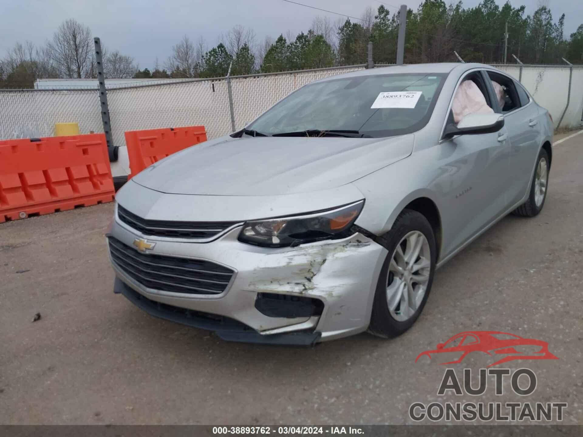 CHEVROLET MALIBU 2017 - 1G1ZE5ST9HF209753