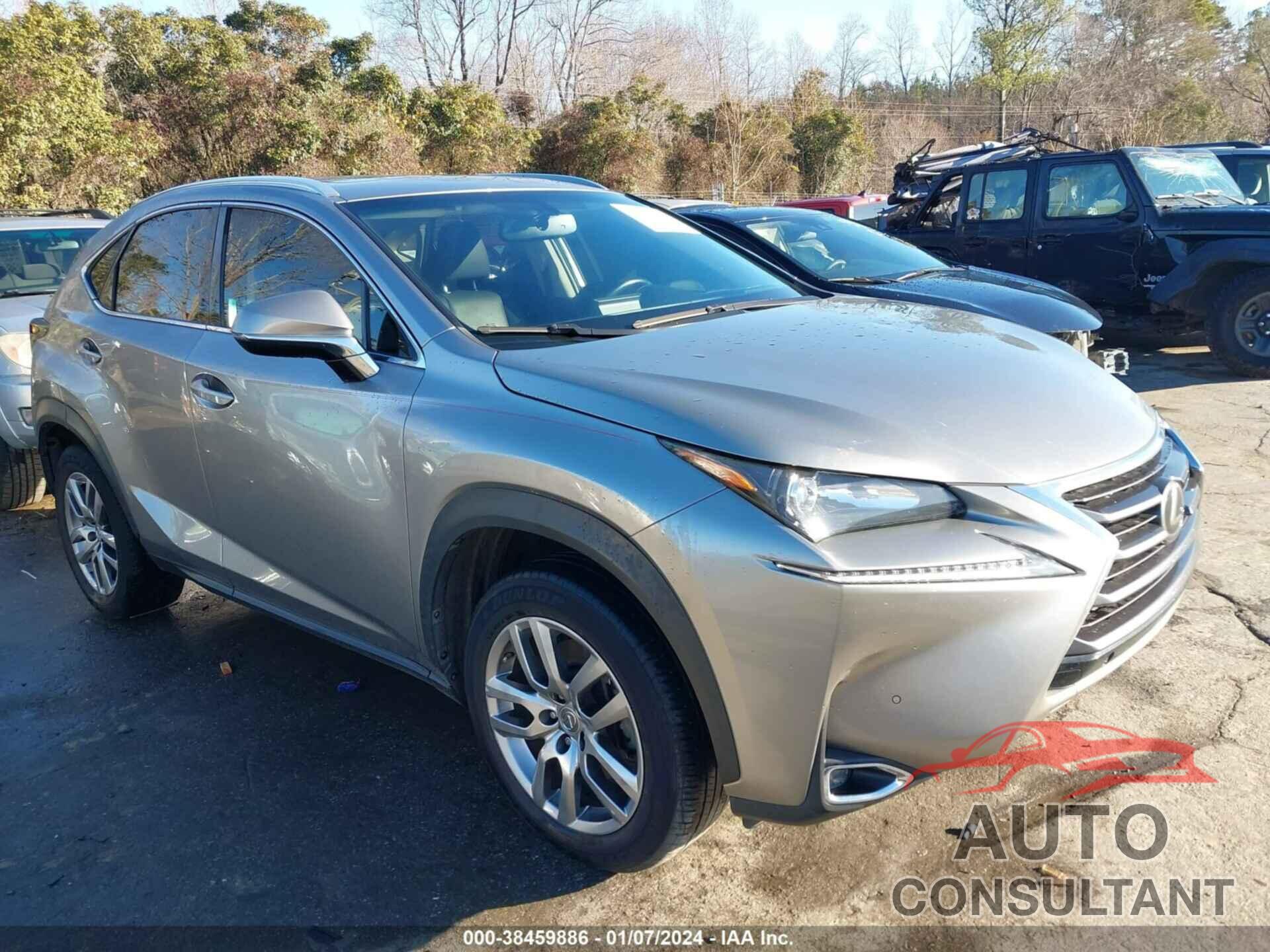 LEXUS NX 200T 2016 - JTJYARBZ5G2029117