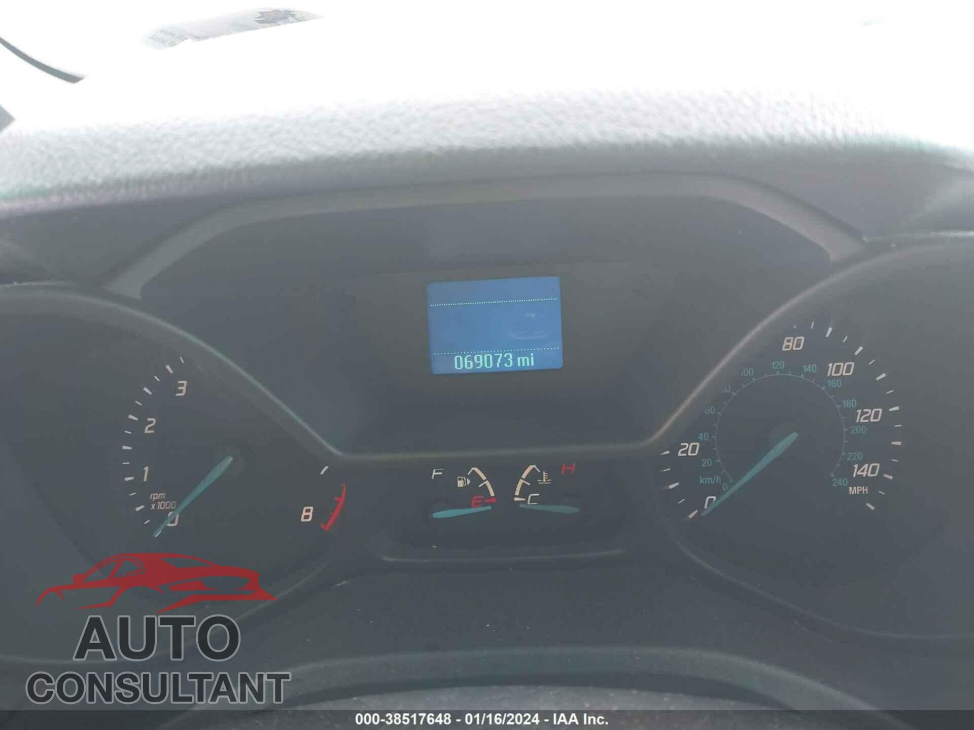 FORD TRANSIT CONNECT 2016 - NM0GE9F70G1237162