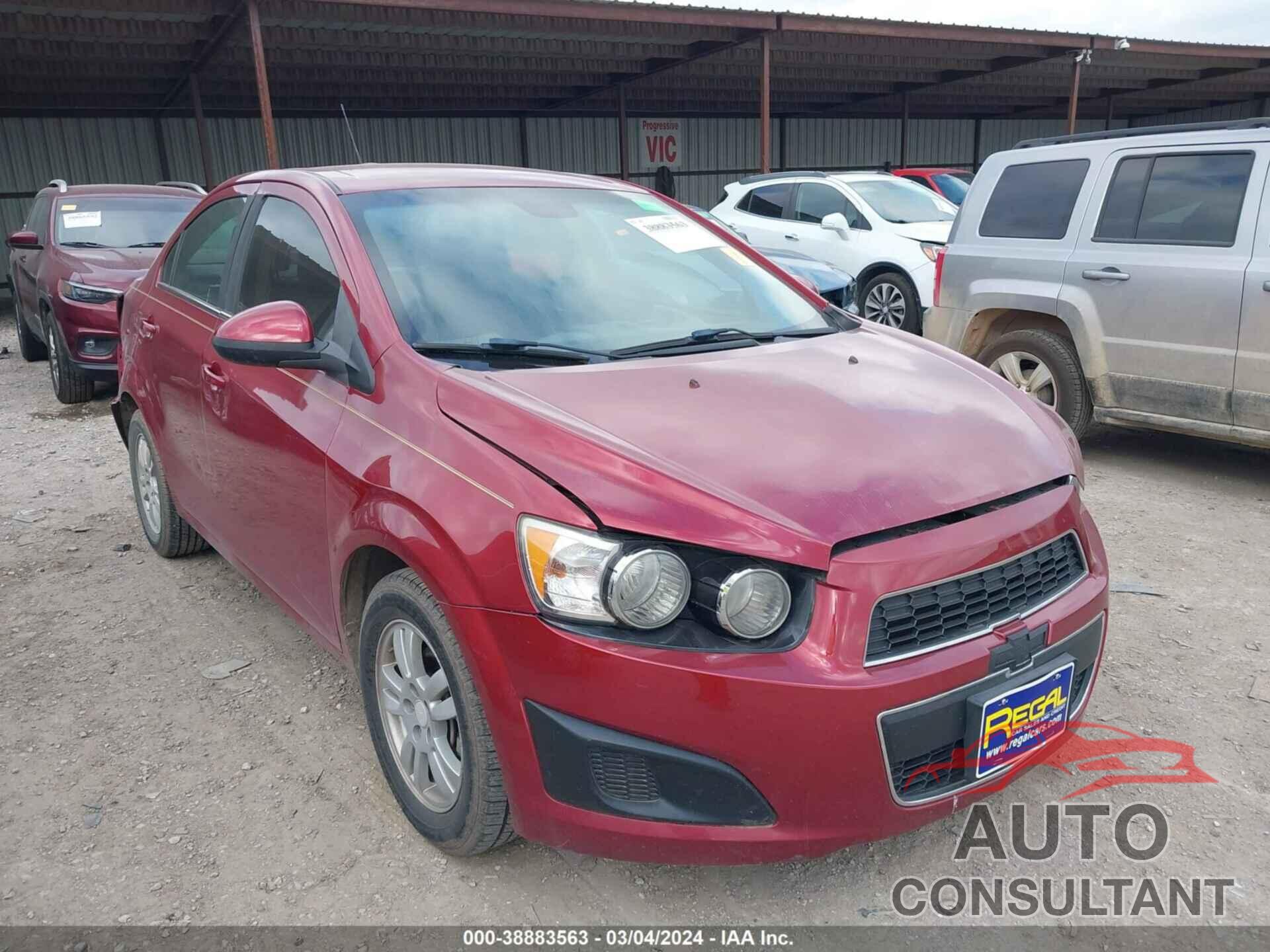 CHEVROLET SONIC 2016 - 1G1JC5SB9G4125808