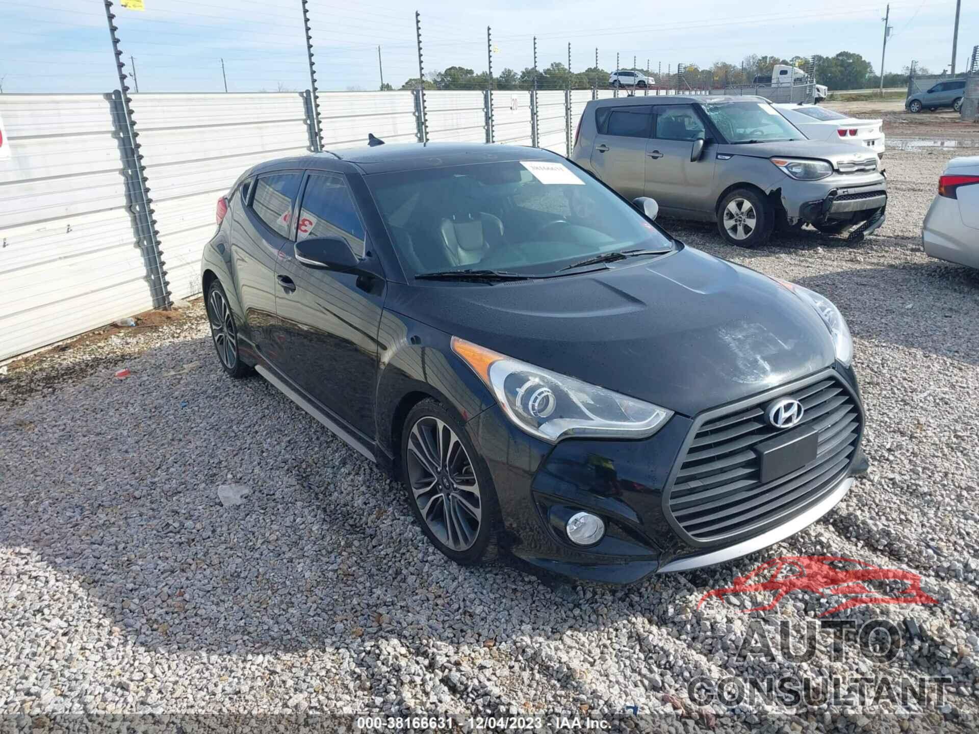 HYUNDAI VELOSTER 2016 - KMHTC6AE2GU254826