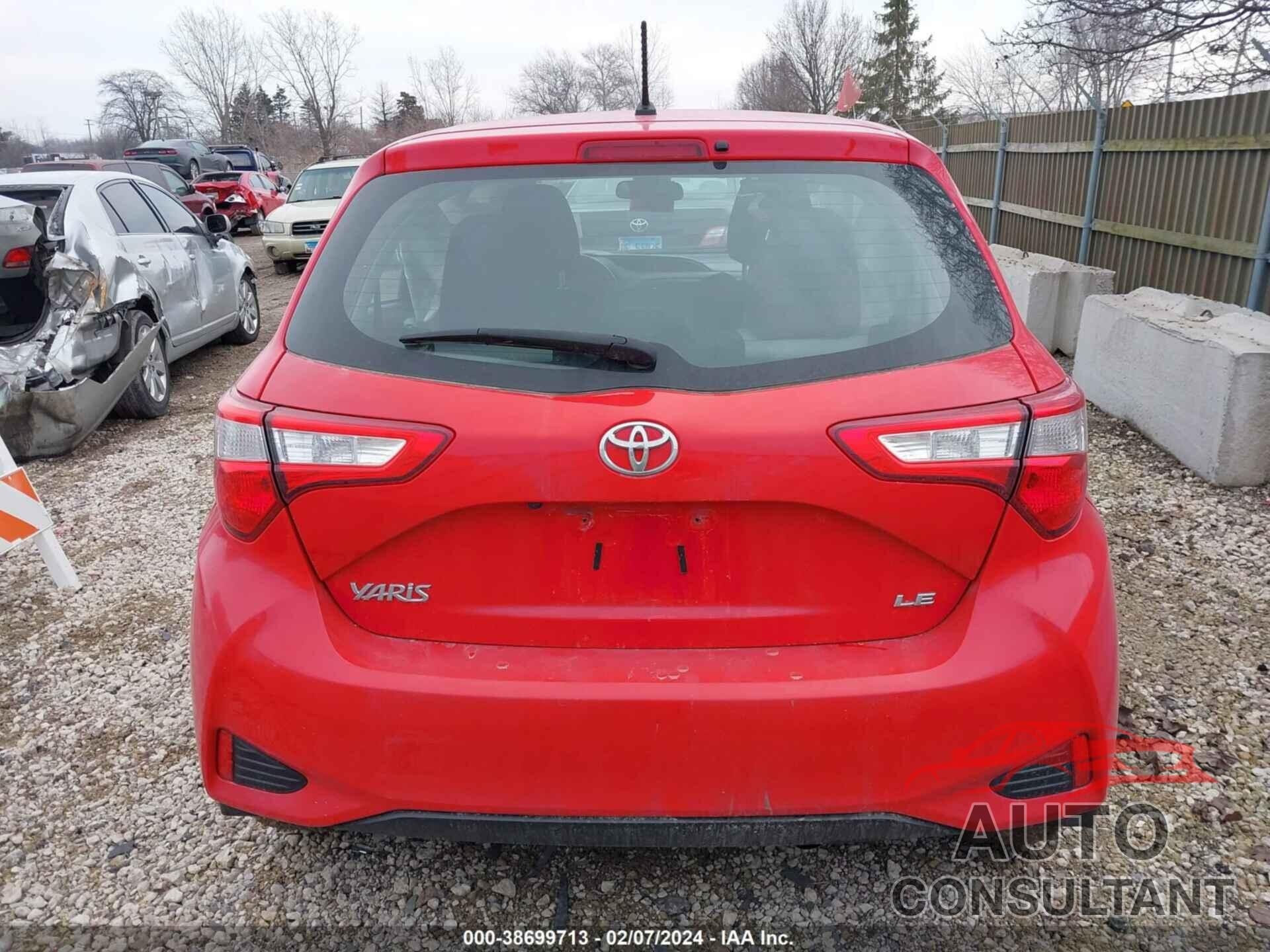 TOYOTA YARIS 2019 - VNKKTUD38KA101786