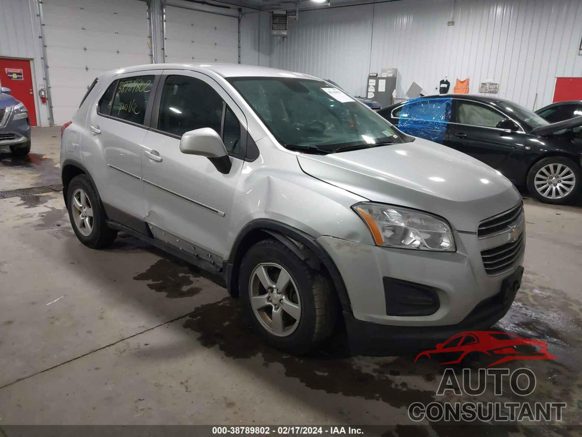 CHEVROLET TRAX 2016 - KL7CJNSB2GB740506