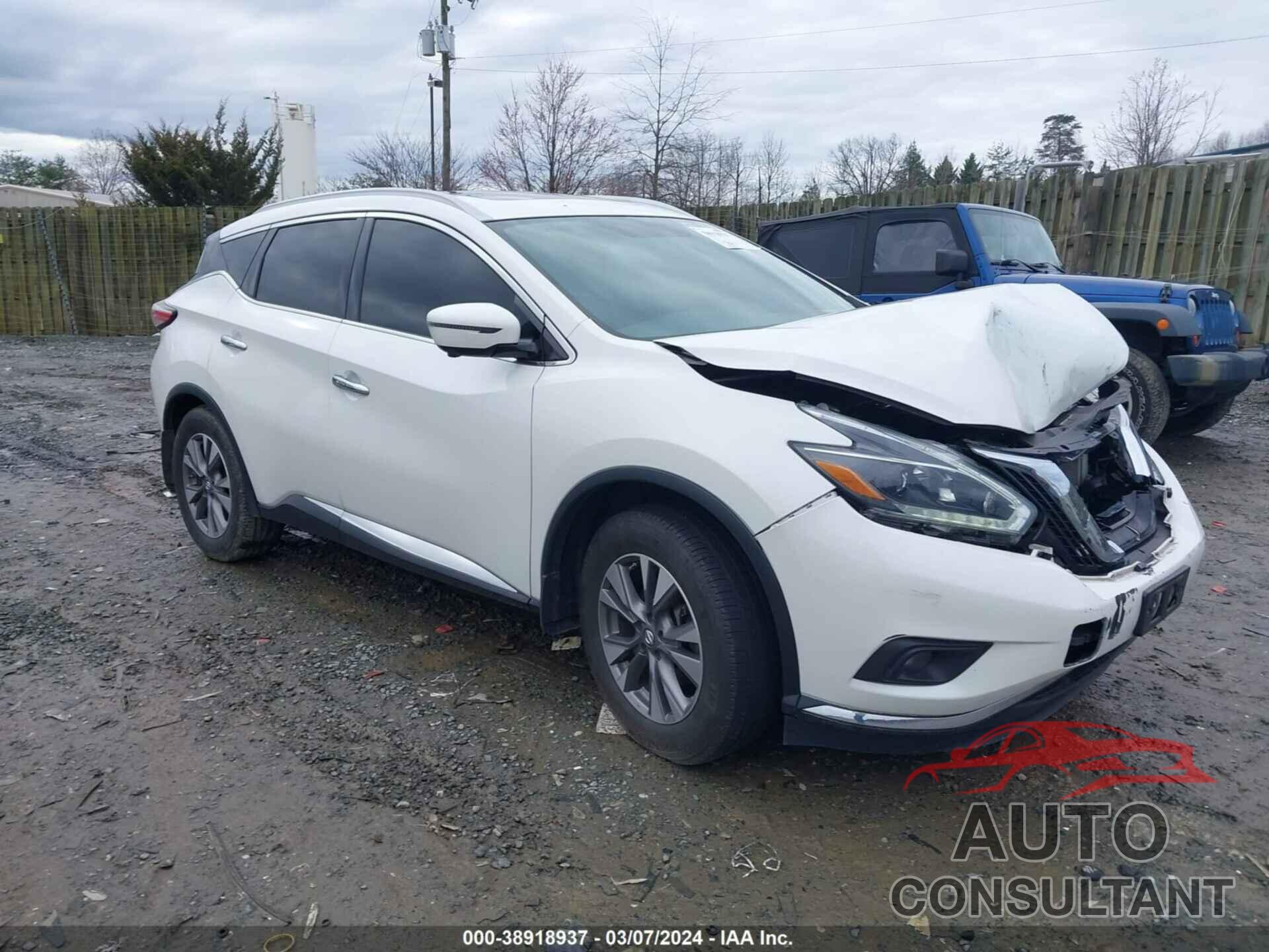 NISSAN MURANO 2018 - 5N1AZ2MHXJN171540