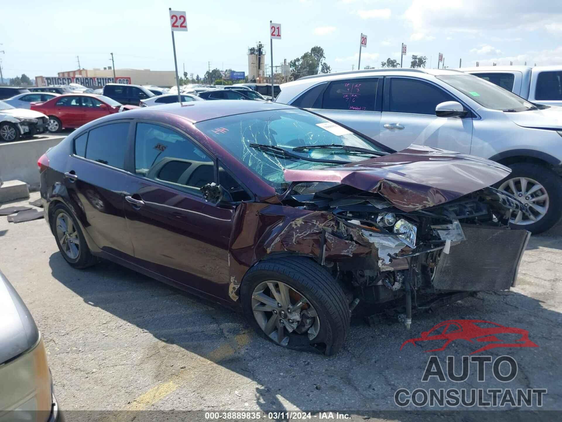 KIA FORTE 2017 - 3KPFK4A73HE058209