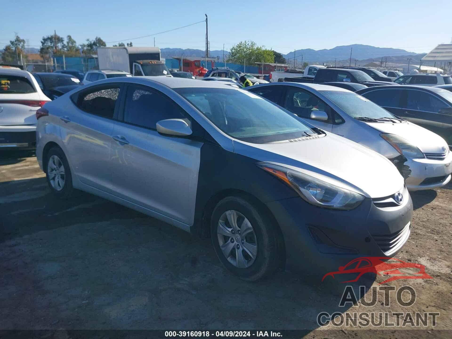 HYUNDAI ELANTRA 2016 - 5NPDH4AE7GH767417