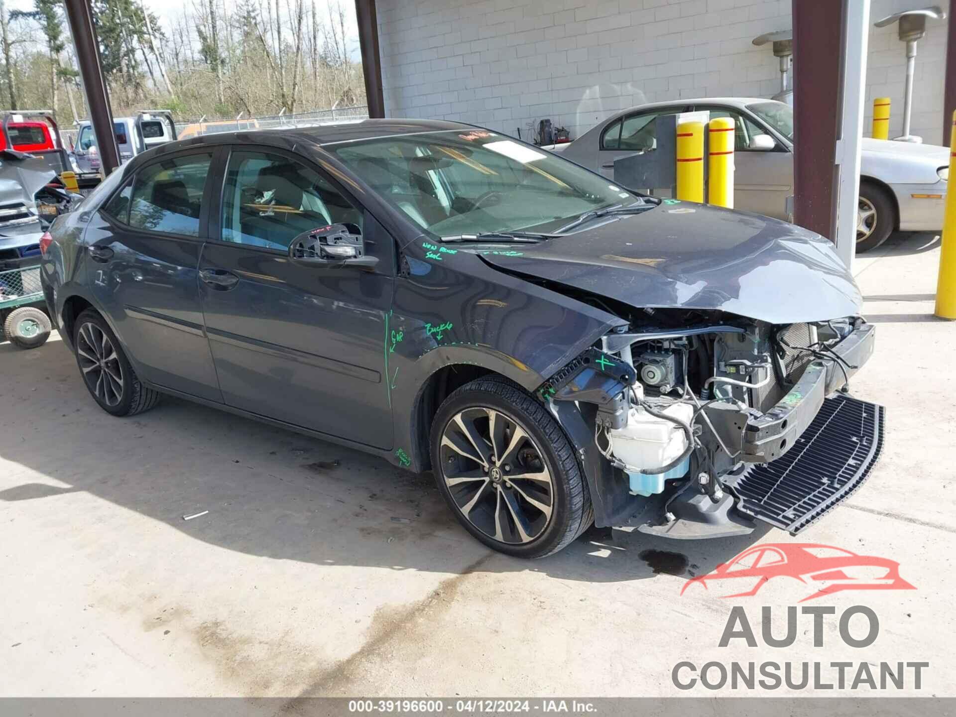 TOYOTA COROLLA 2017 - 2T1BURHE1HC837858