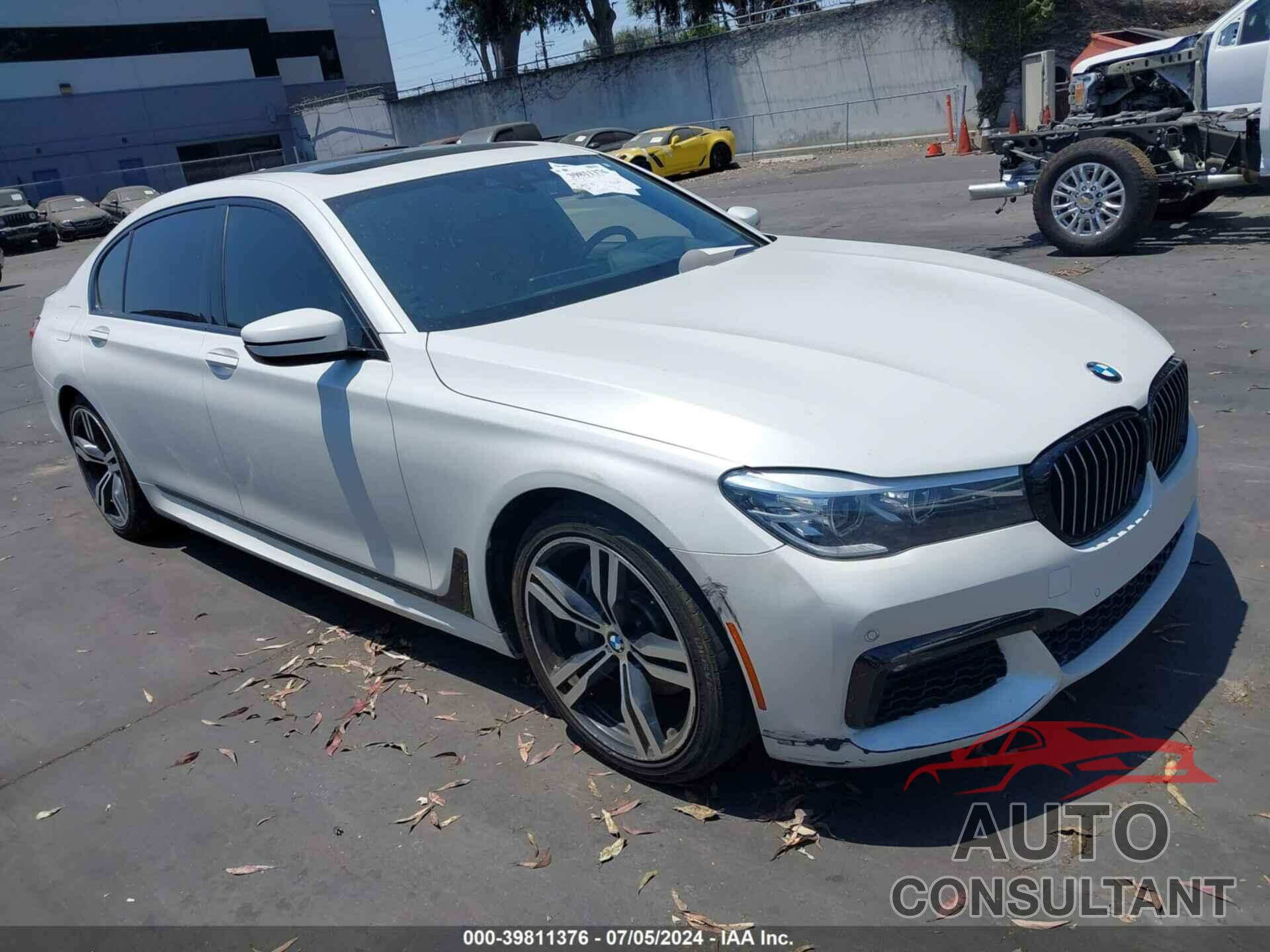 BMW 740I 2018 - WBA7E2C51JG742920