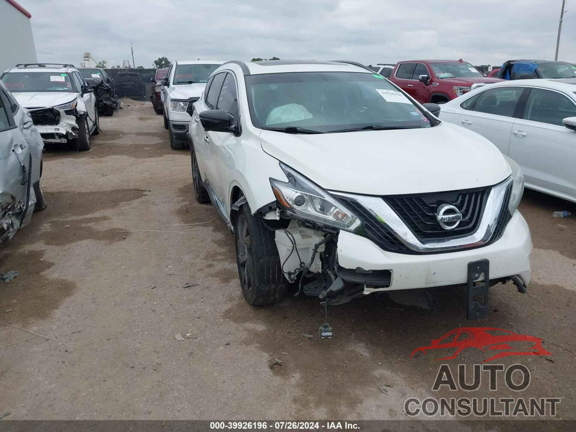 NISSAN MURANO 2017 - 5N1AZ2MG2HN138811