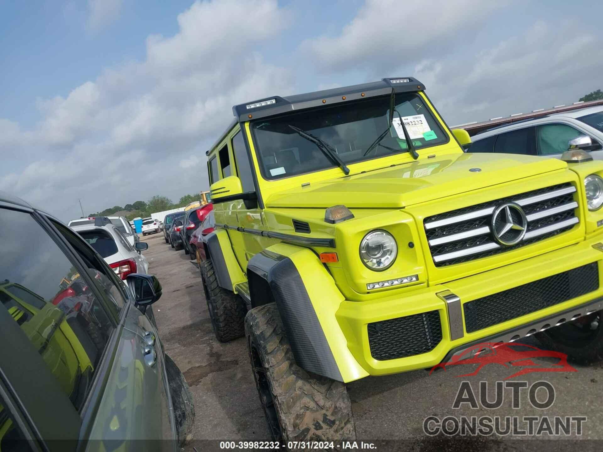 MERCEDES-BENZ G 550 4X4 SQUARED 2017 - WDCYC5FF1HX270743