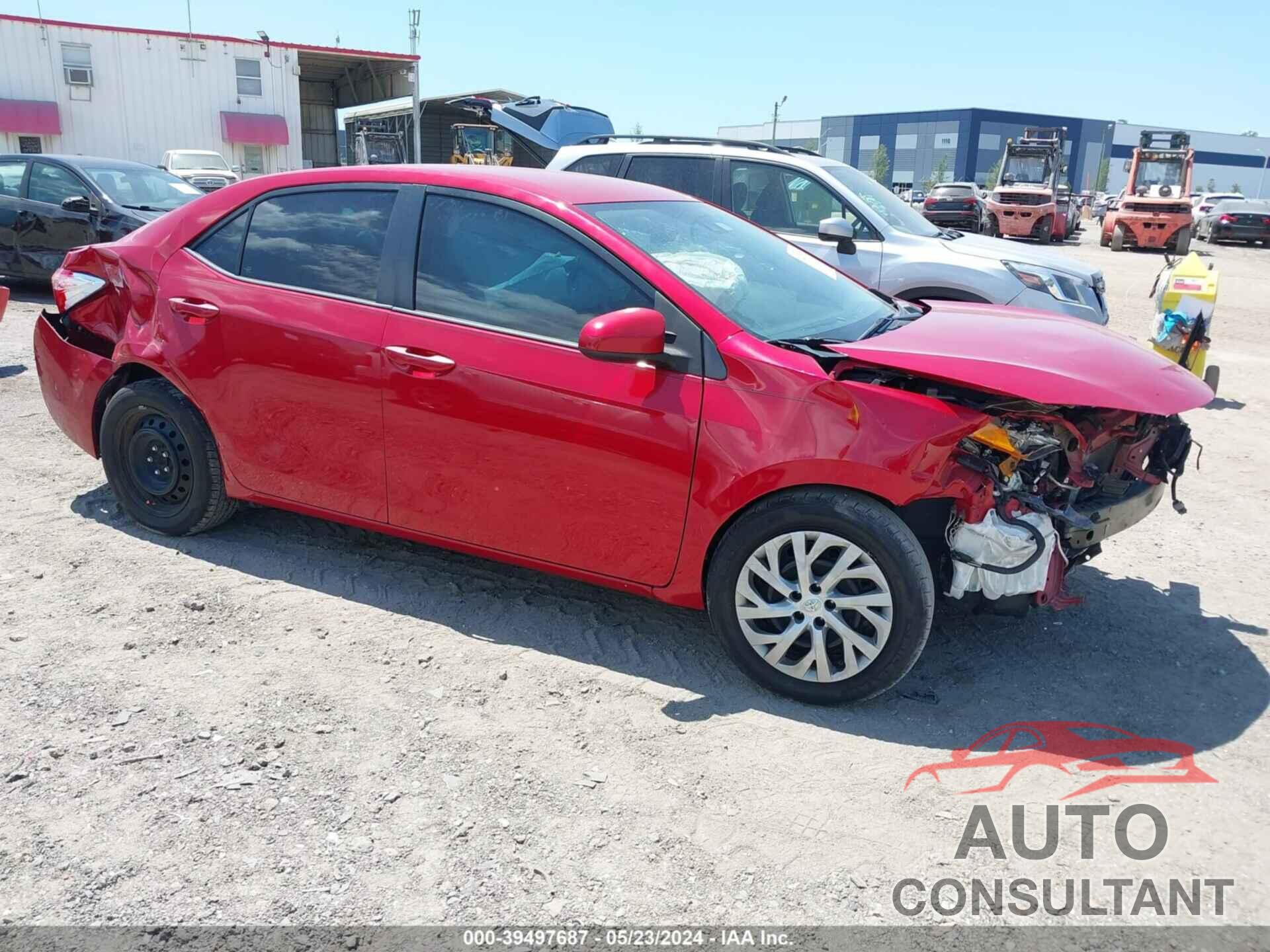 TOYOTA COROLLA 2019 - 2T1BURHE8KC176482