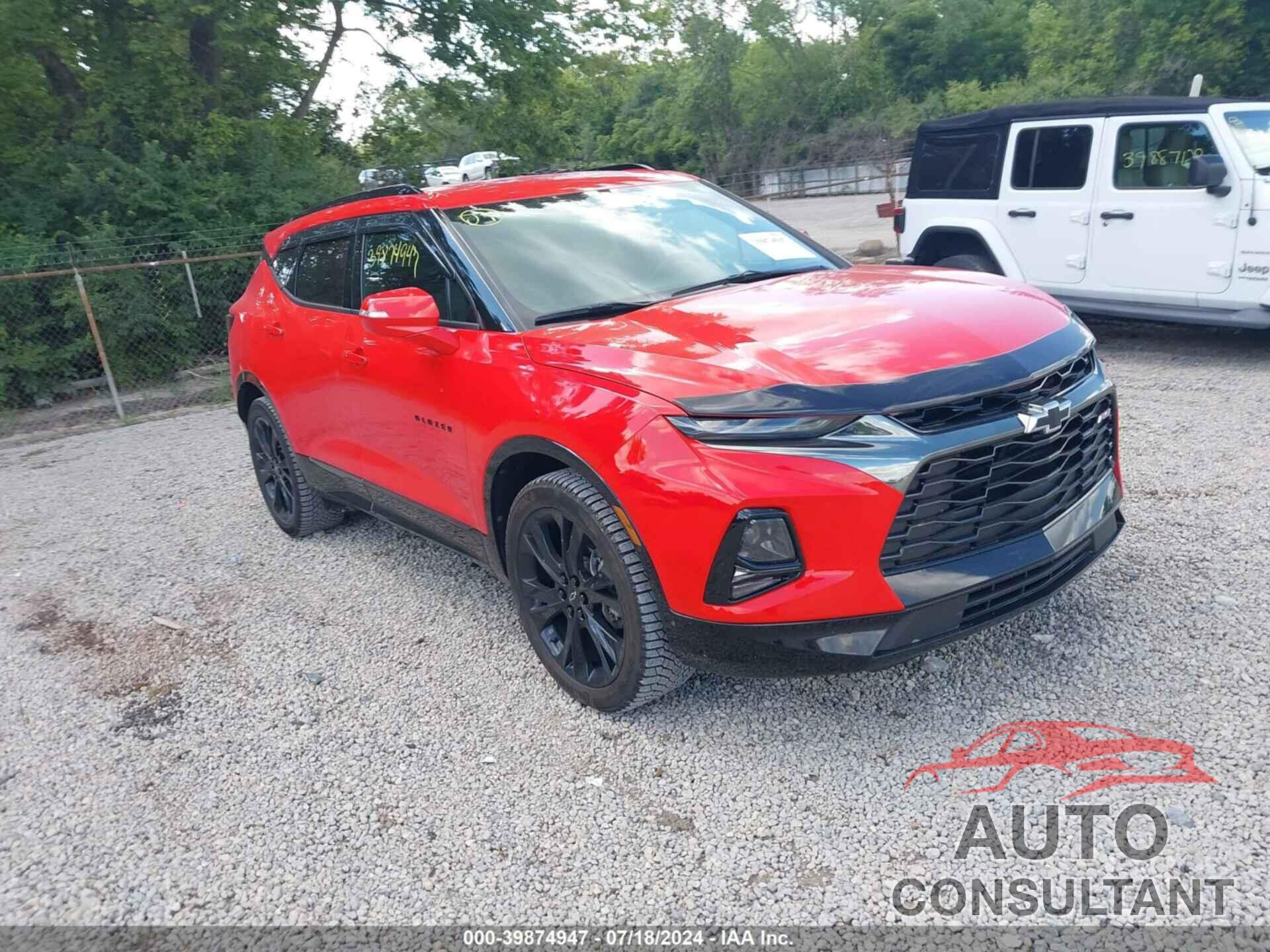 CHEVROLET BLAZER 2021 - 3GNKBKRS5MS509820