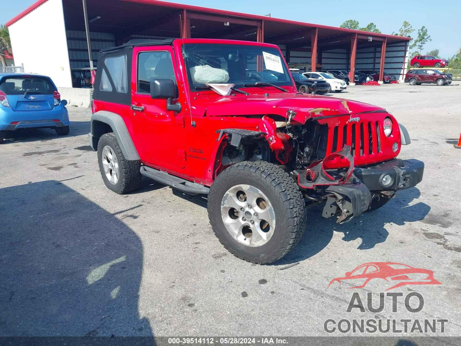 JEEP WRANGLER 2017 - 1C4GJWAG7HL639349