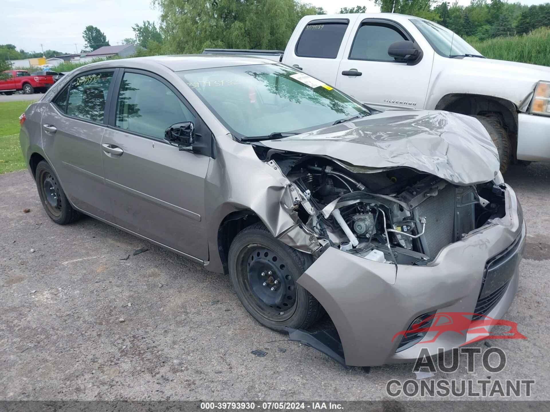 TOYOTA COROLLA 2016 - 2T1BURHEXGC522071