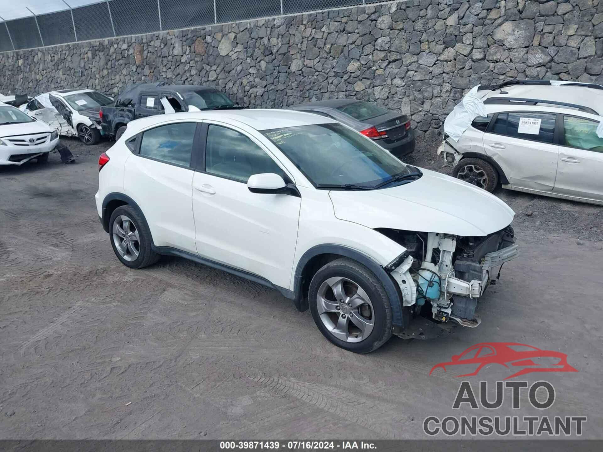 HONDA HR-V 2018 - 3CZRU5H31JM712694