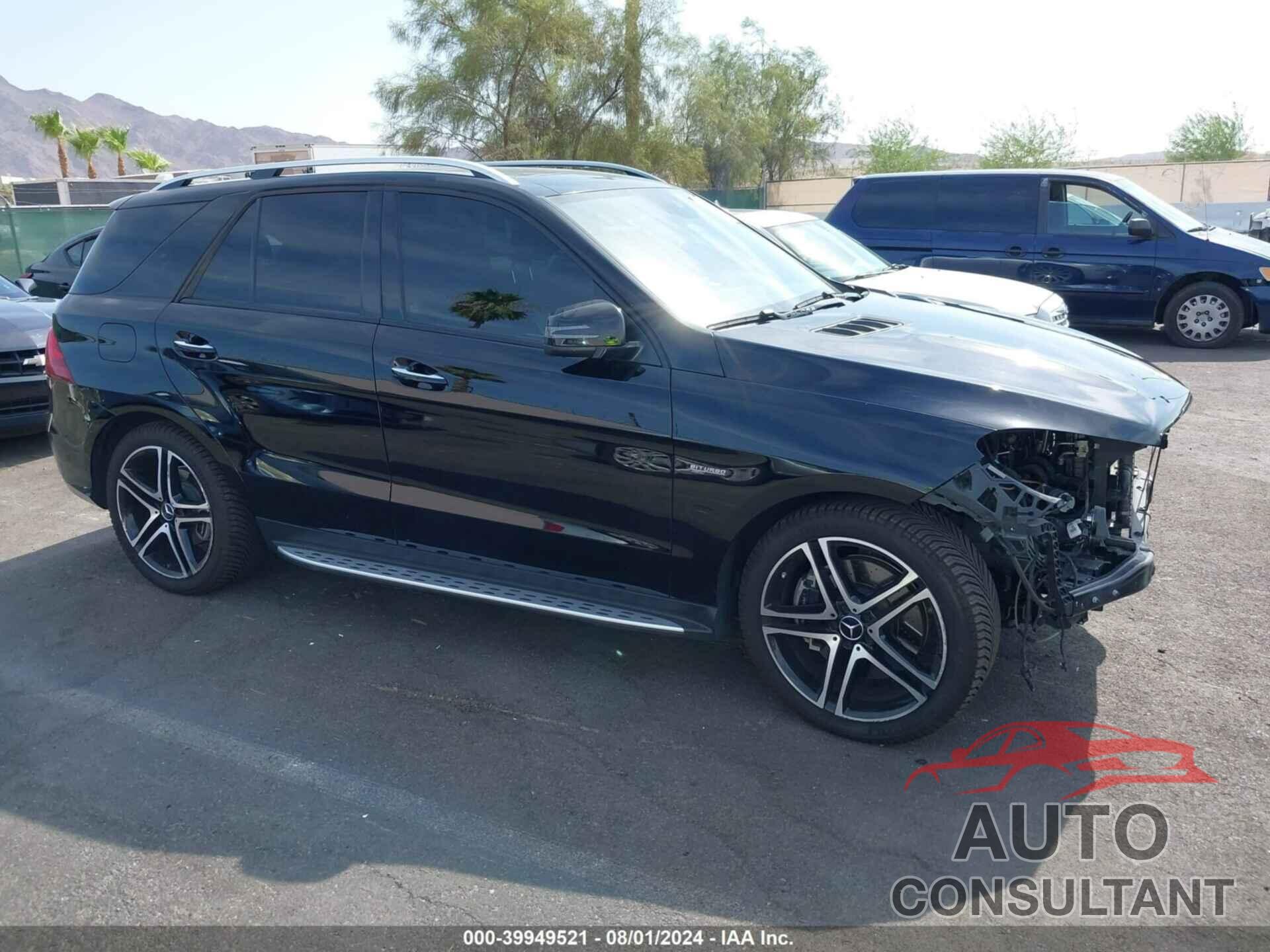 MERCEDES-BENZ AMG GLE 43 2019 - 4JGDA6EB7KB212974