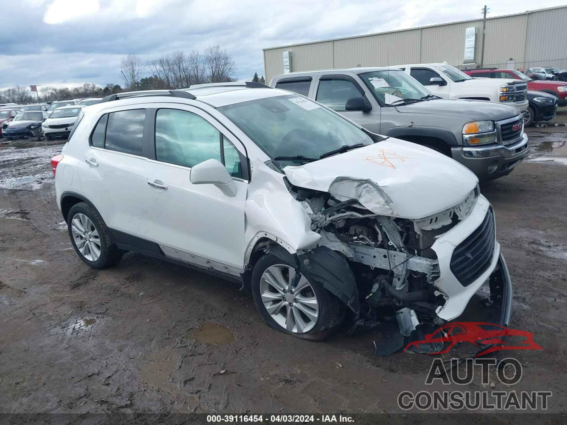 CHEVROLET TRAX 2018 - 3GNCJRSBXJL221386