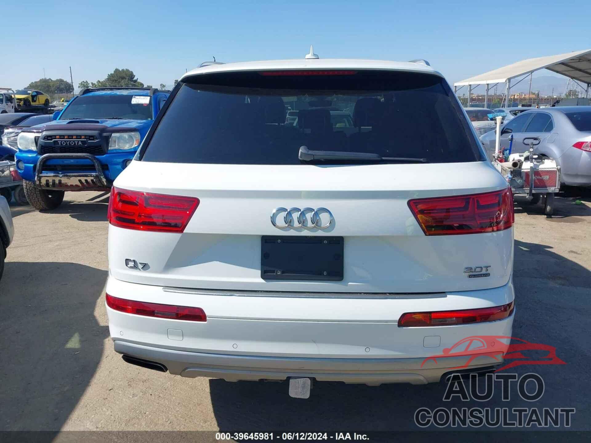 AUDI Q7 2017 - WA1VAAF77HD004672