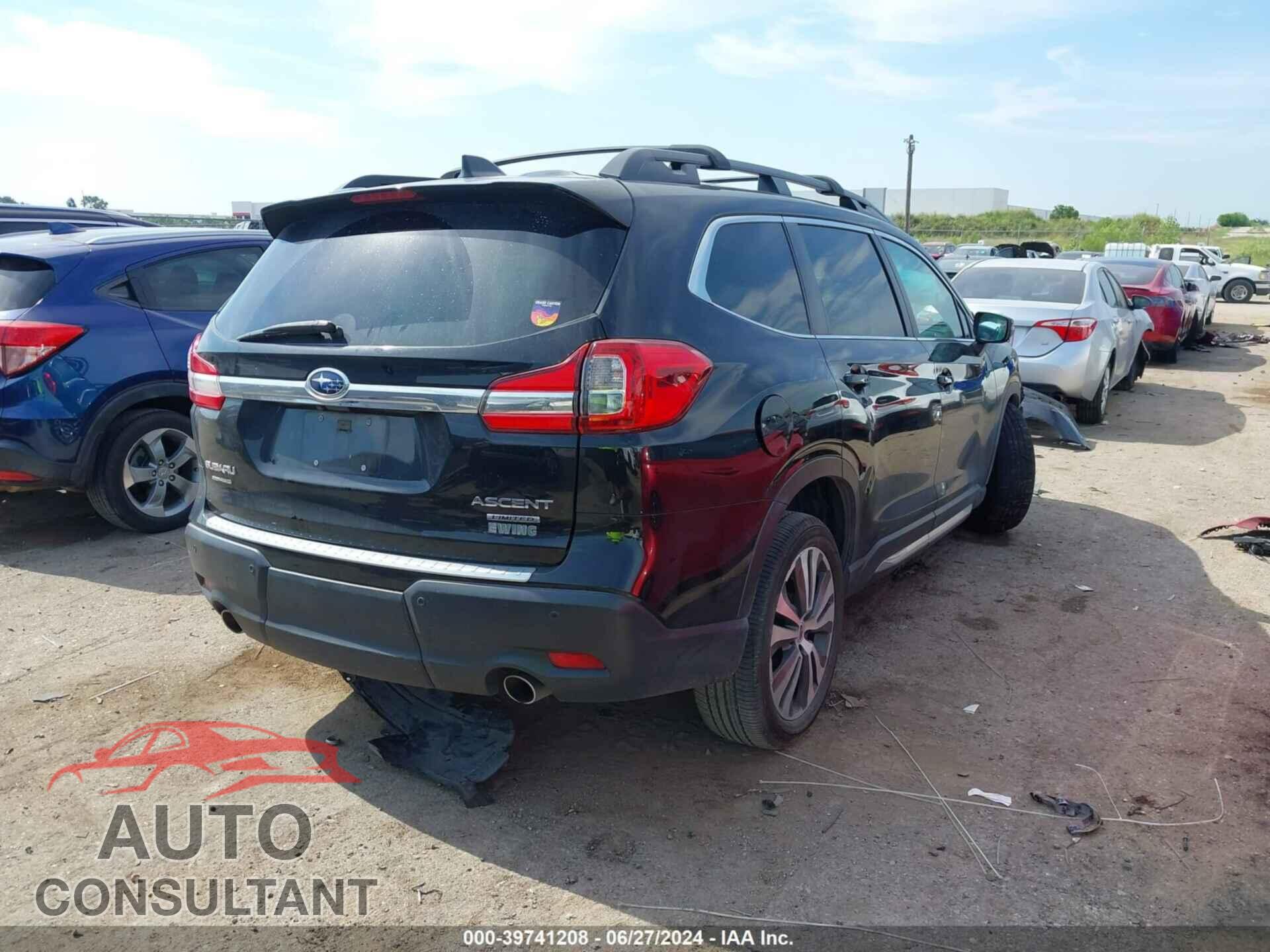 SUBARU ASCENT 2019 - 4S4WMAMD7K3473862