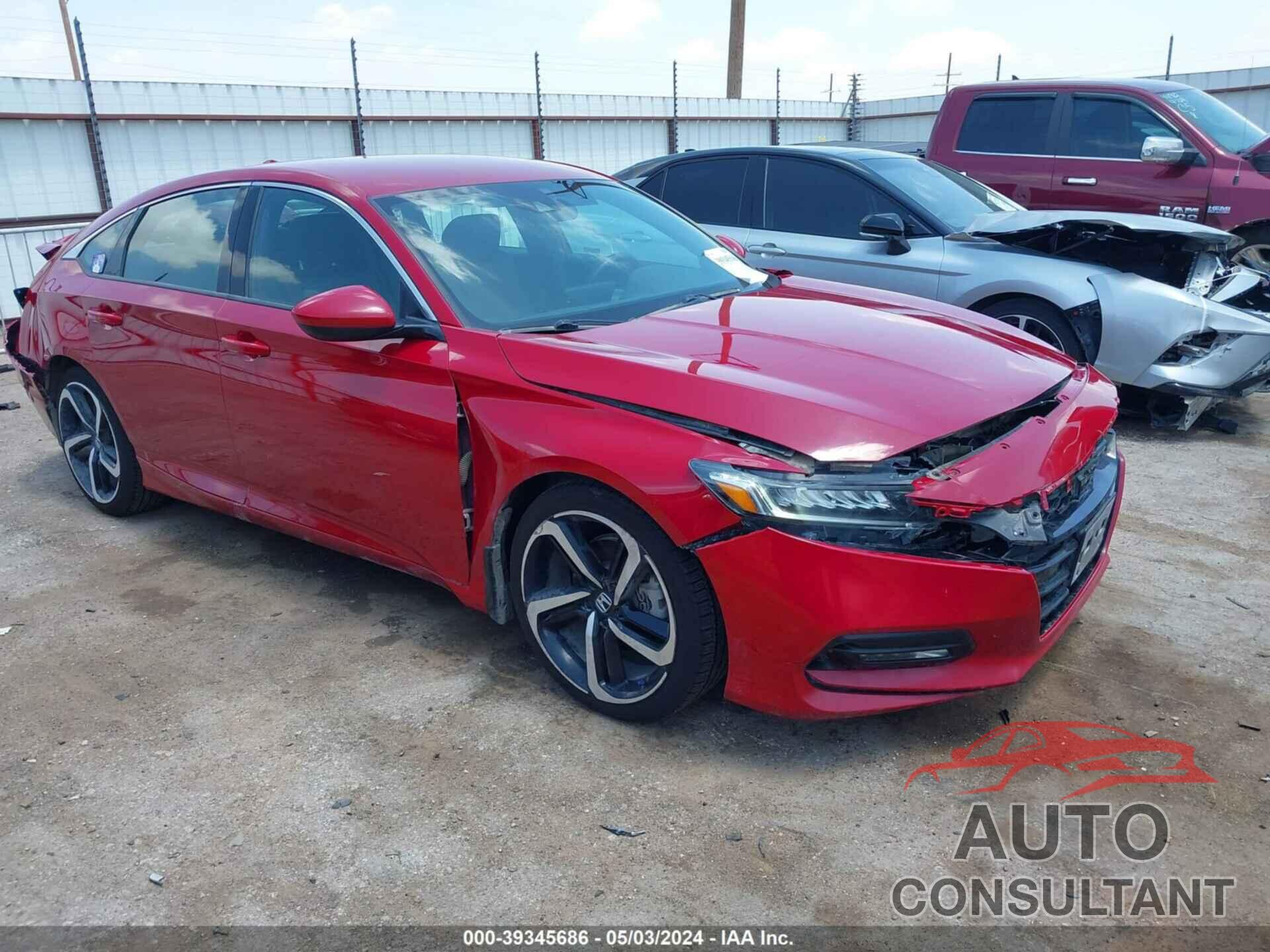 HONDA ACCORD 2019 - 1HGCV1F36KA102357