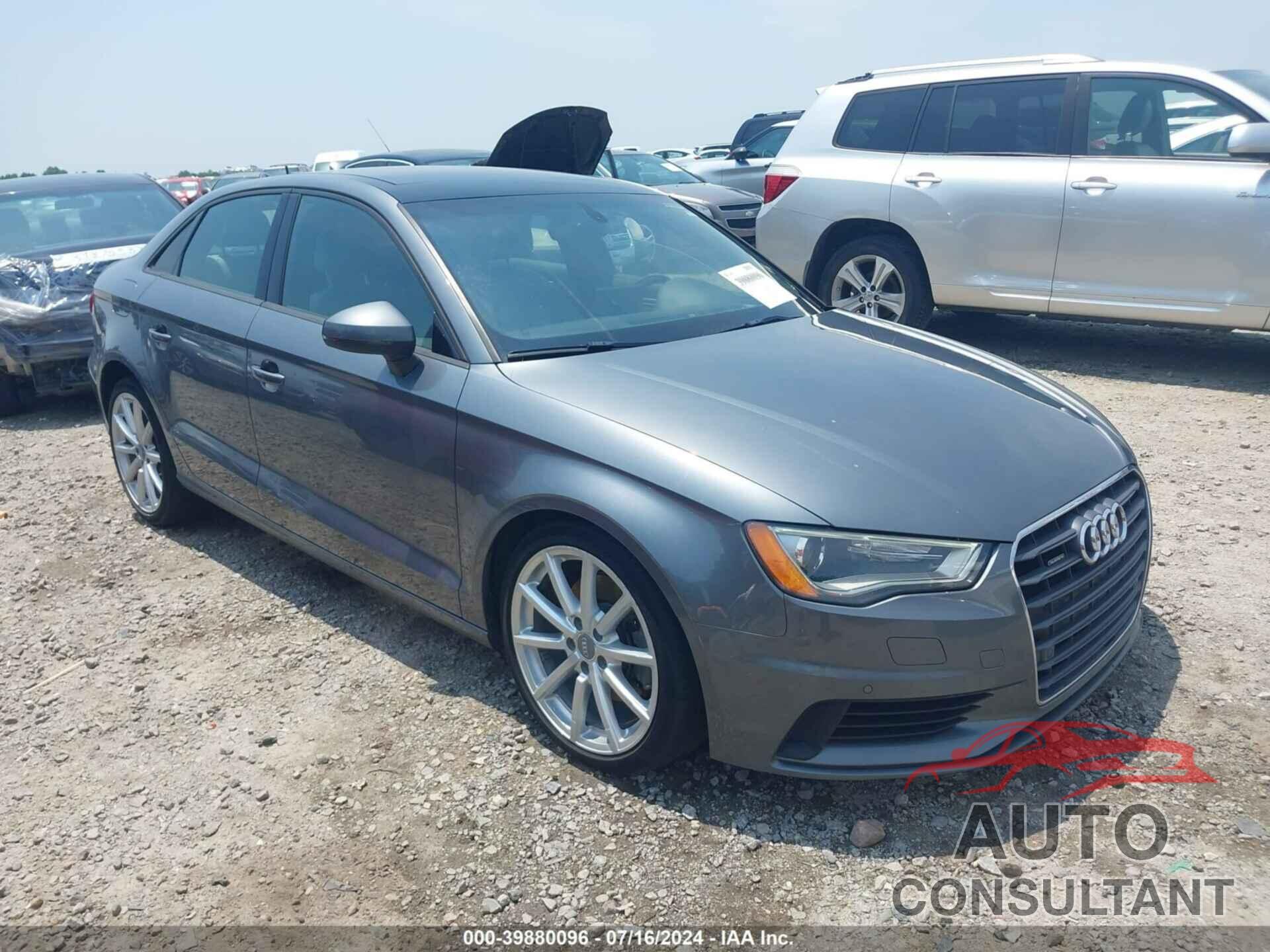 AUDI A3 2016 - WAUB8GFF1G1024315