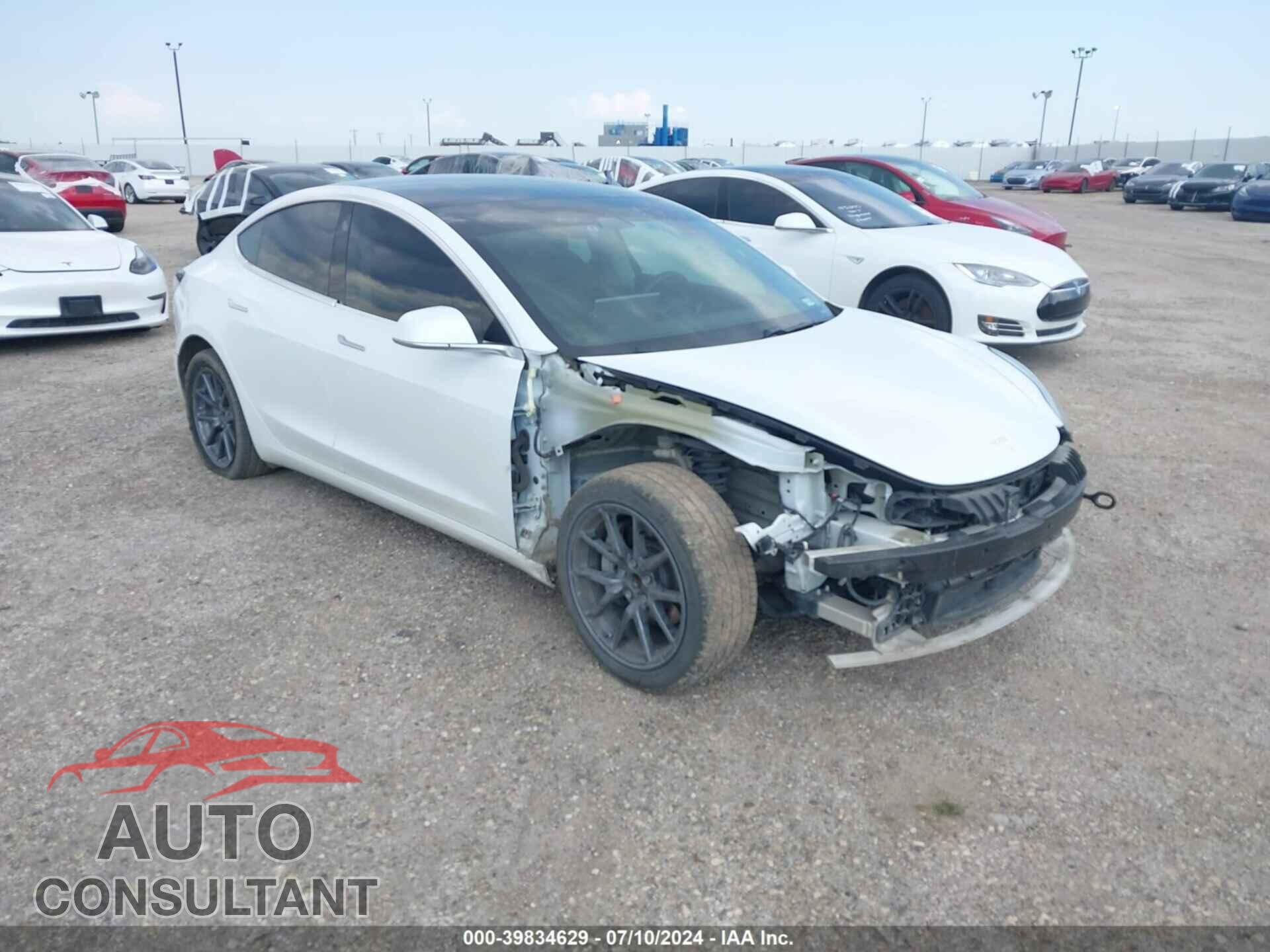TESLA MODEL 3 2019 - 5YJ3E1EA9KF482946