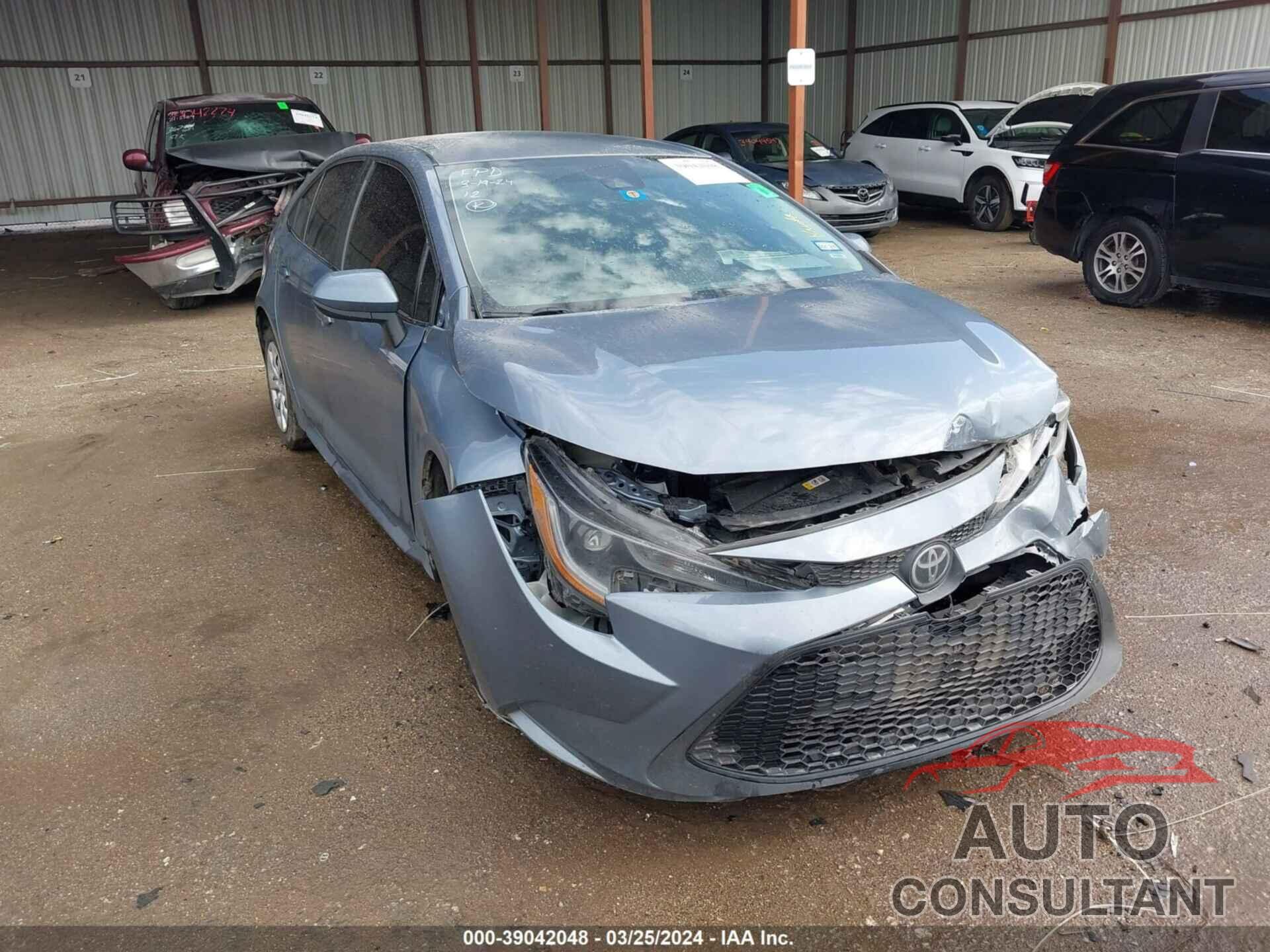 TOYOTA COROLLA 2020 - 5YFEPRAE2LP105584