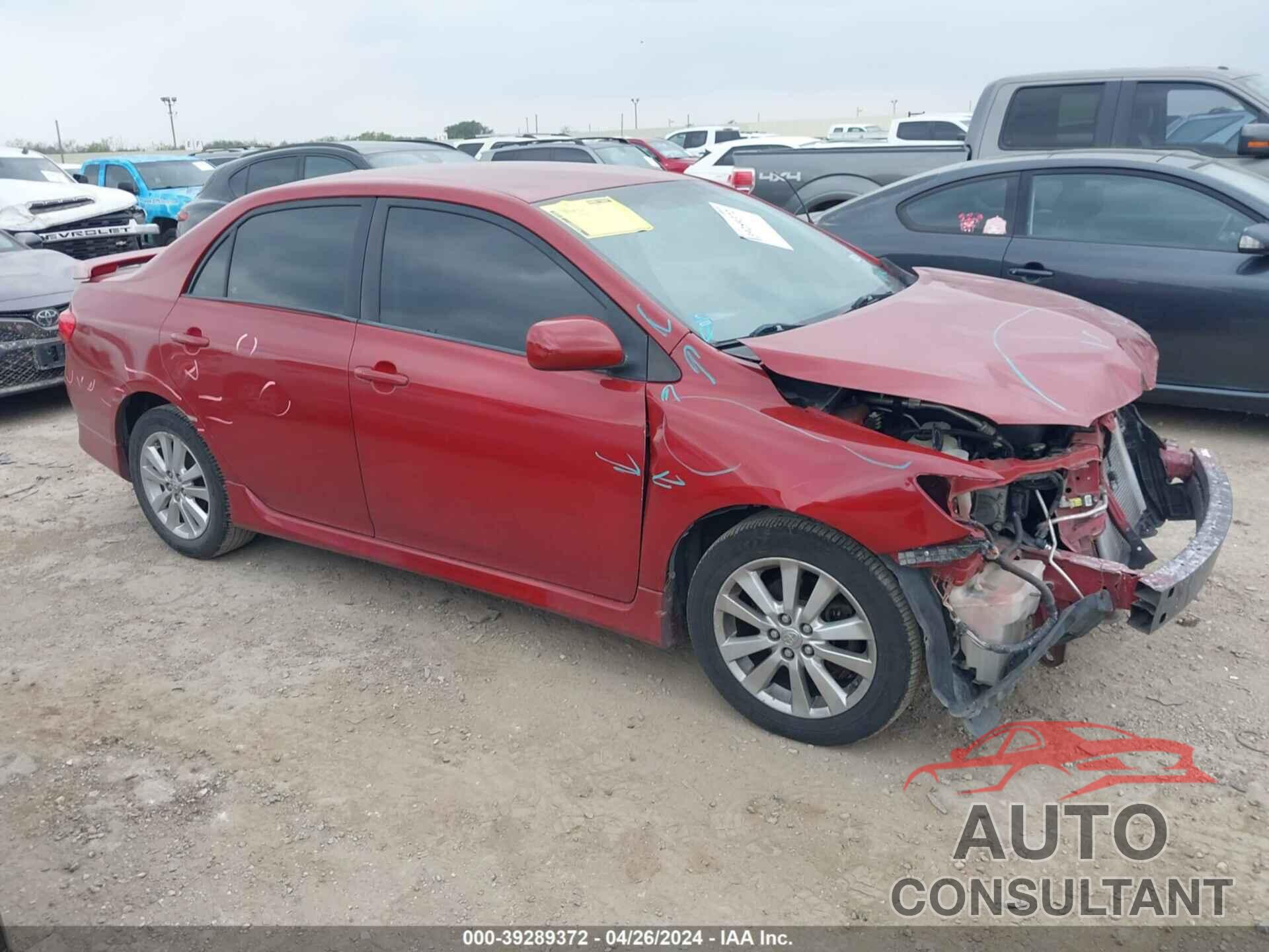 TOYOTA COROLLA 2010 - 1NXBU4EE4AZ315205