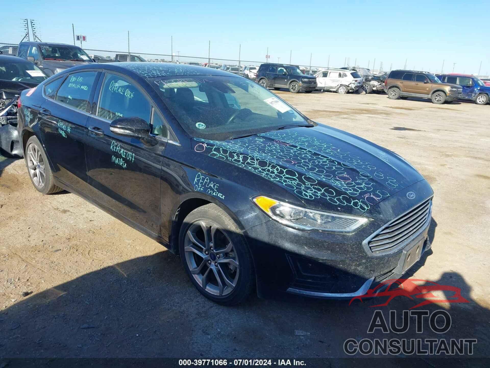 FORD FUSION 2020 - 3FA6P0CDXLR154553