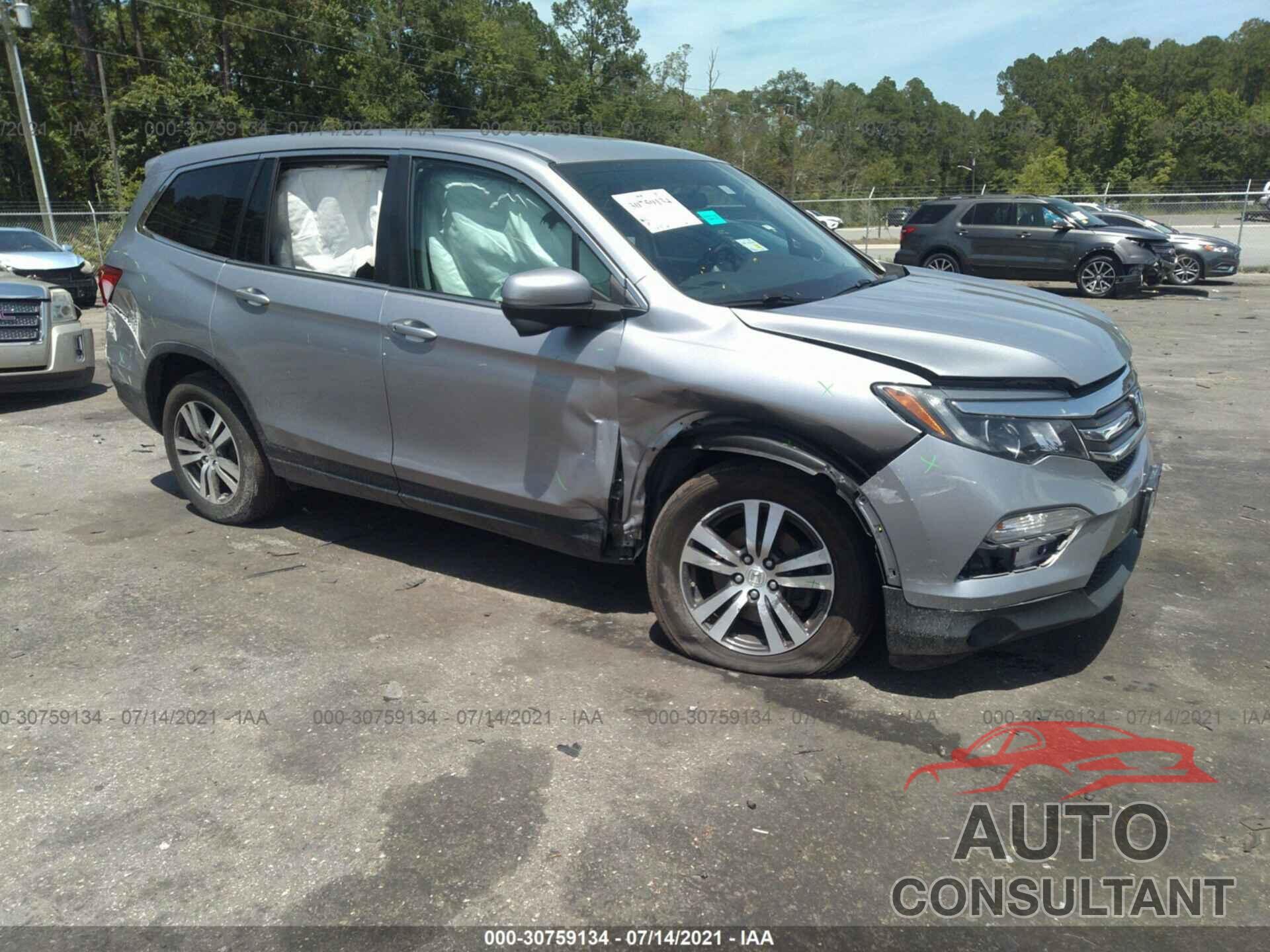 HONDA PILOT 2016 - 5FNYF6H39GB110978