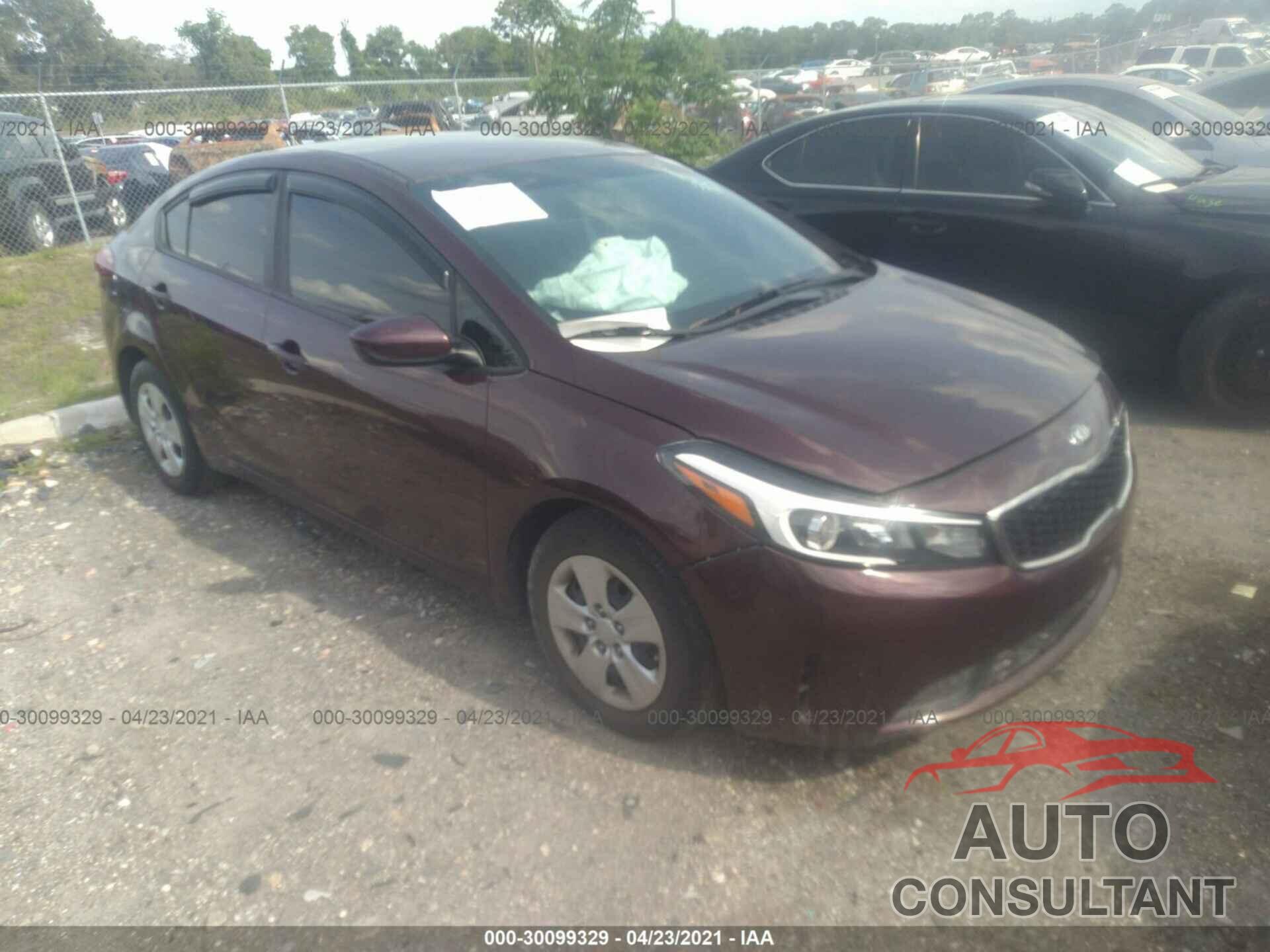 KIA FORTE 2017 - 3KPFK4A74HE138425