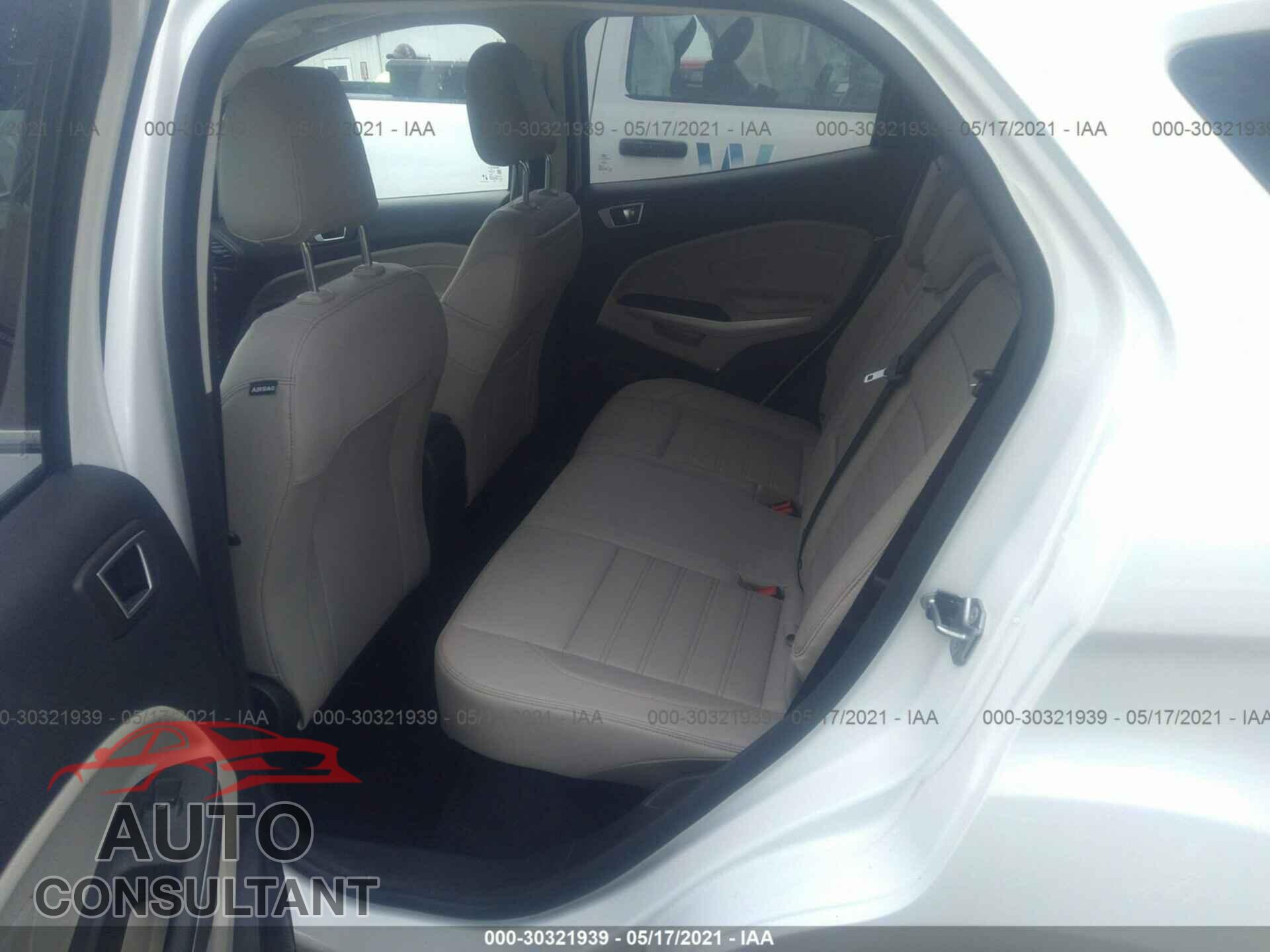 FORD ECOSPORT 2020 - MAJ6S3KL0LC340562
