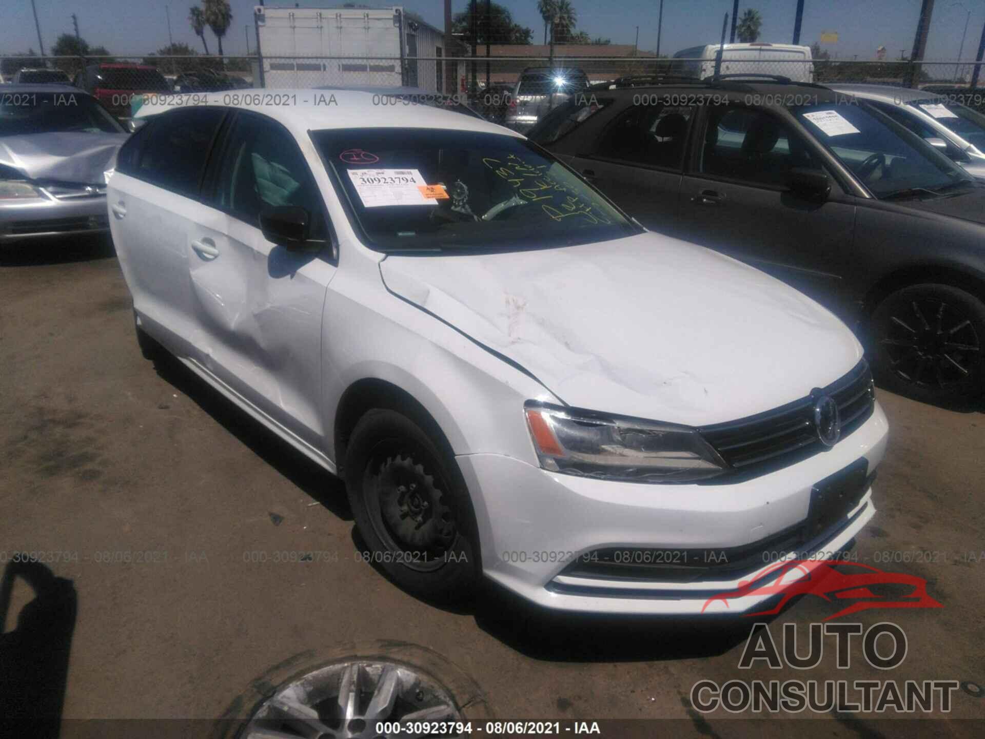 VOLKSWAGEN JETTA SEDAN 2016 - 3VW267AJ6GM243551