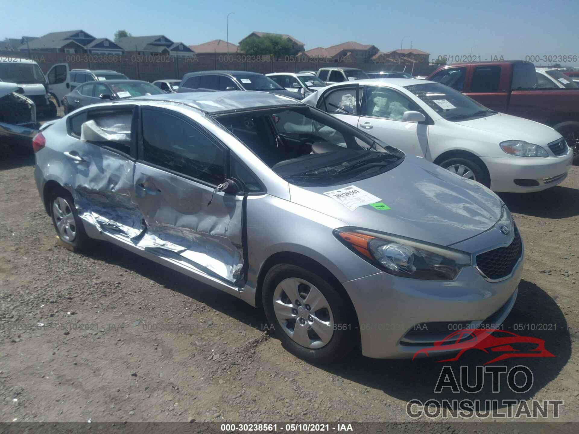 KIA FORTE 2016 - KNAFK4A69G5485392