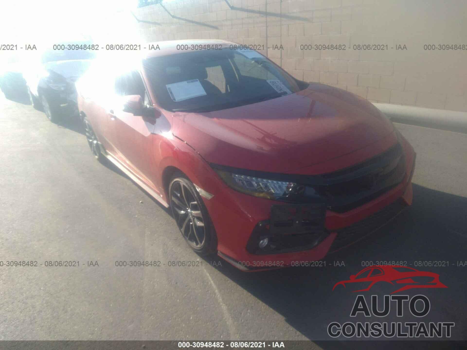 HONDA CIVIC HATCHBACK 2020 - SHHFK7H94LU422406