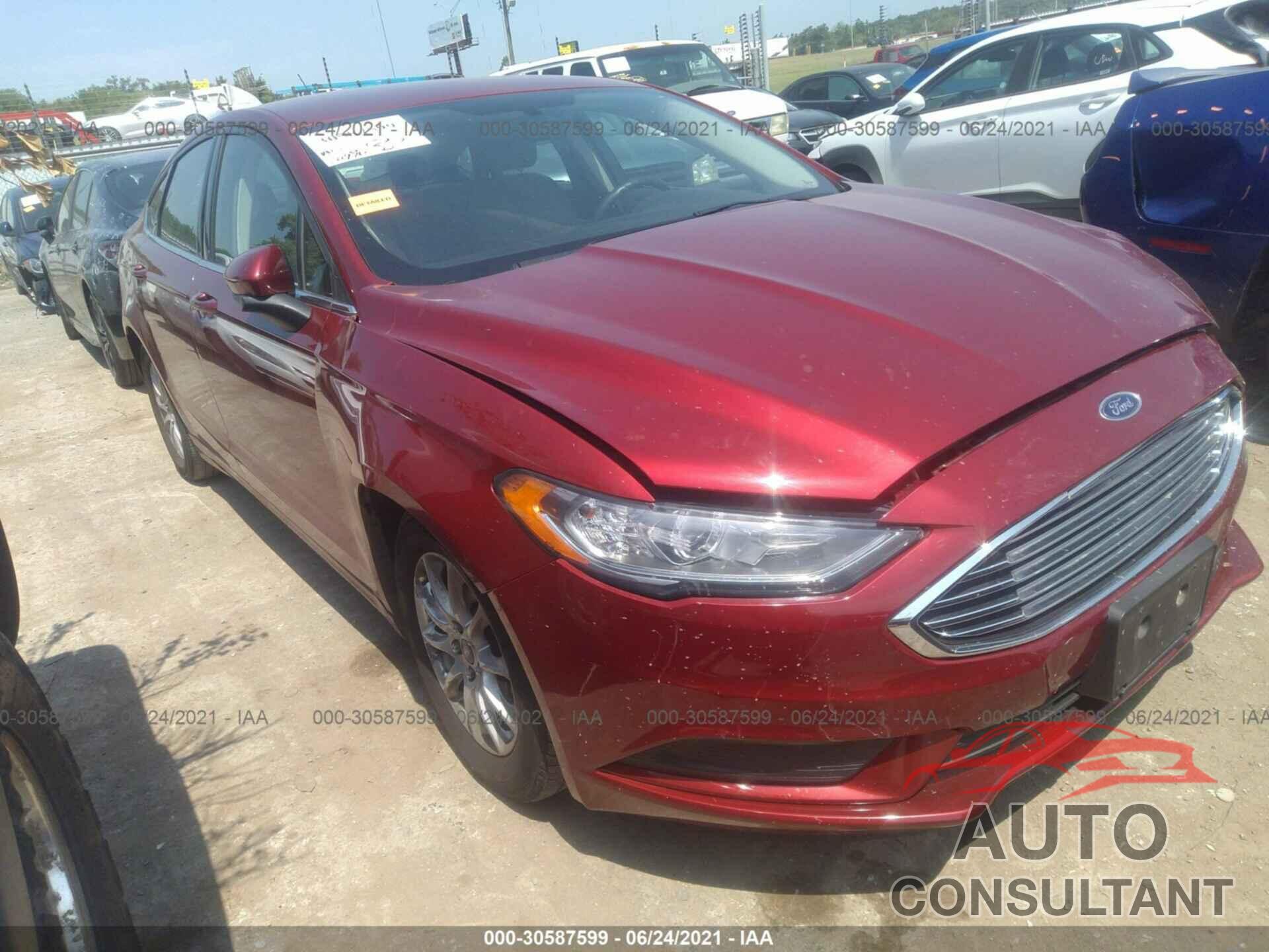 FORD FUSION 2017 - 3FA6P0G73HR104931