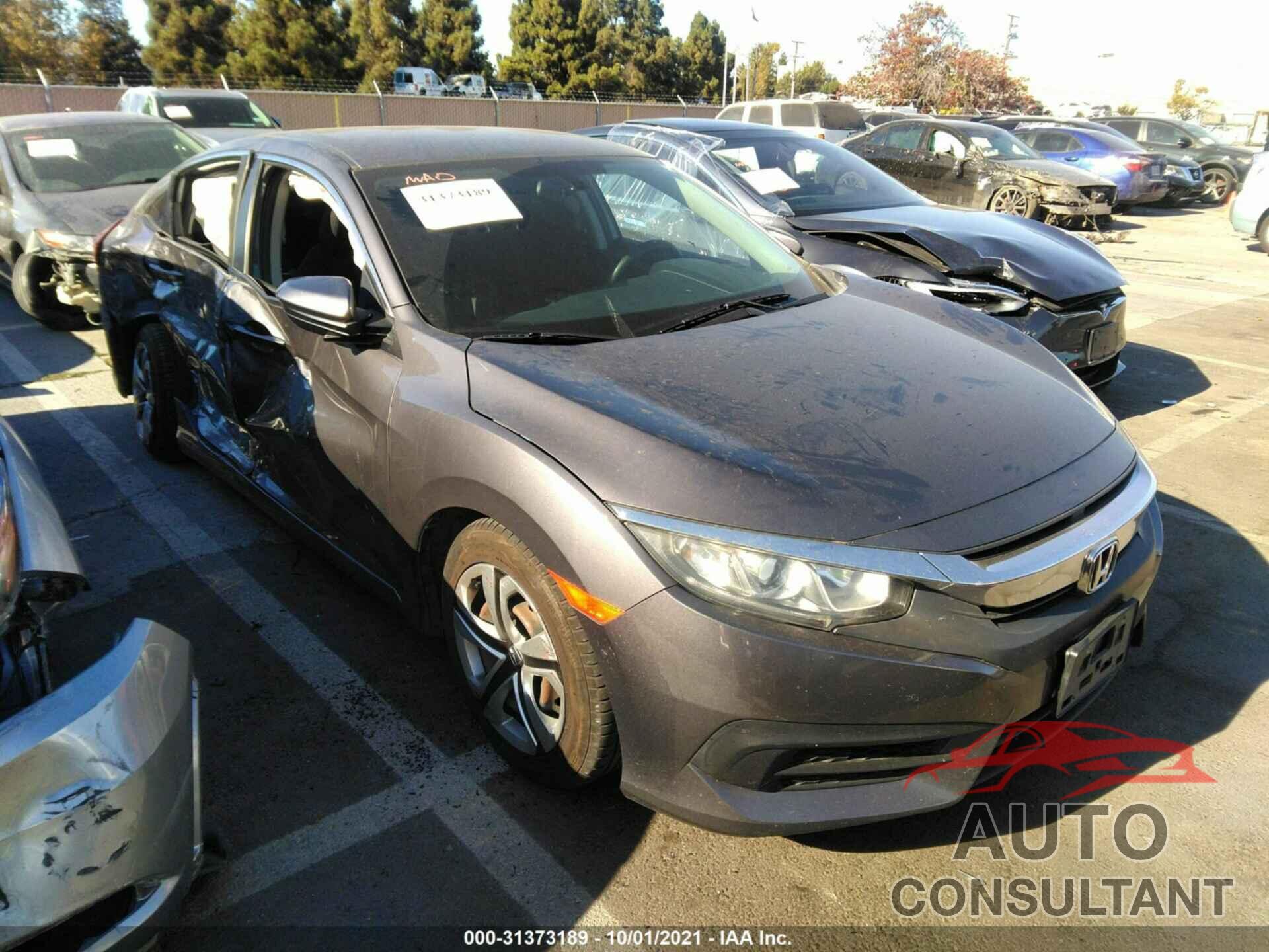 HONDA CIVIC SEDAN 2016 - 2HGFC2F57GH524530